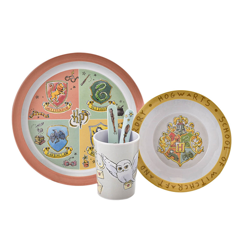 Harry Potter Charms Melamine 5pc Dinner Set