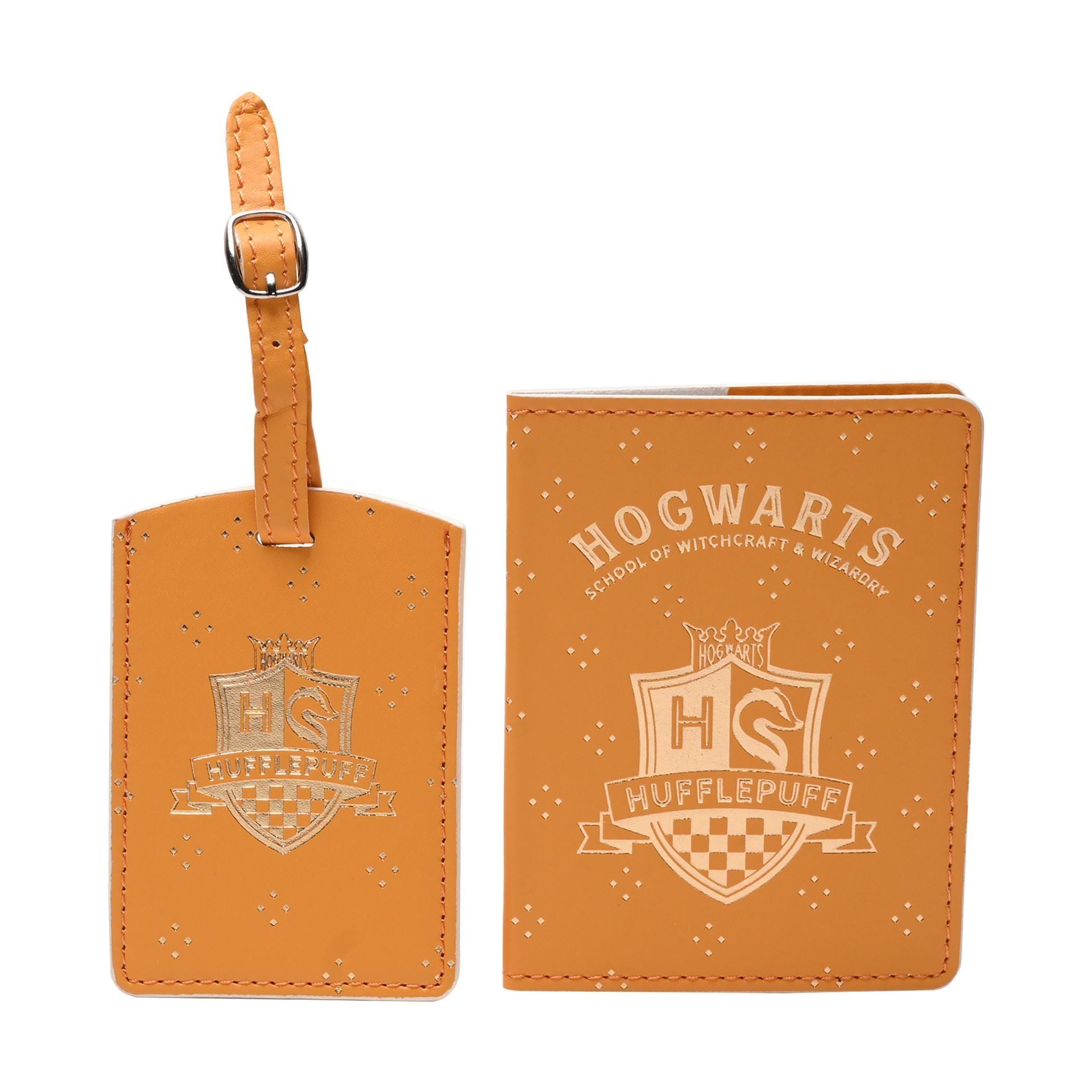 Warner Bros Harry Potter Alumni Passport Holder & Luggage Tag - Hufflepuff