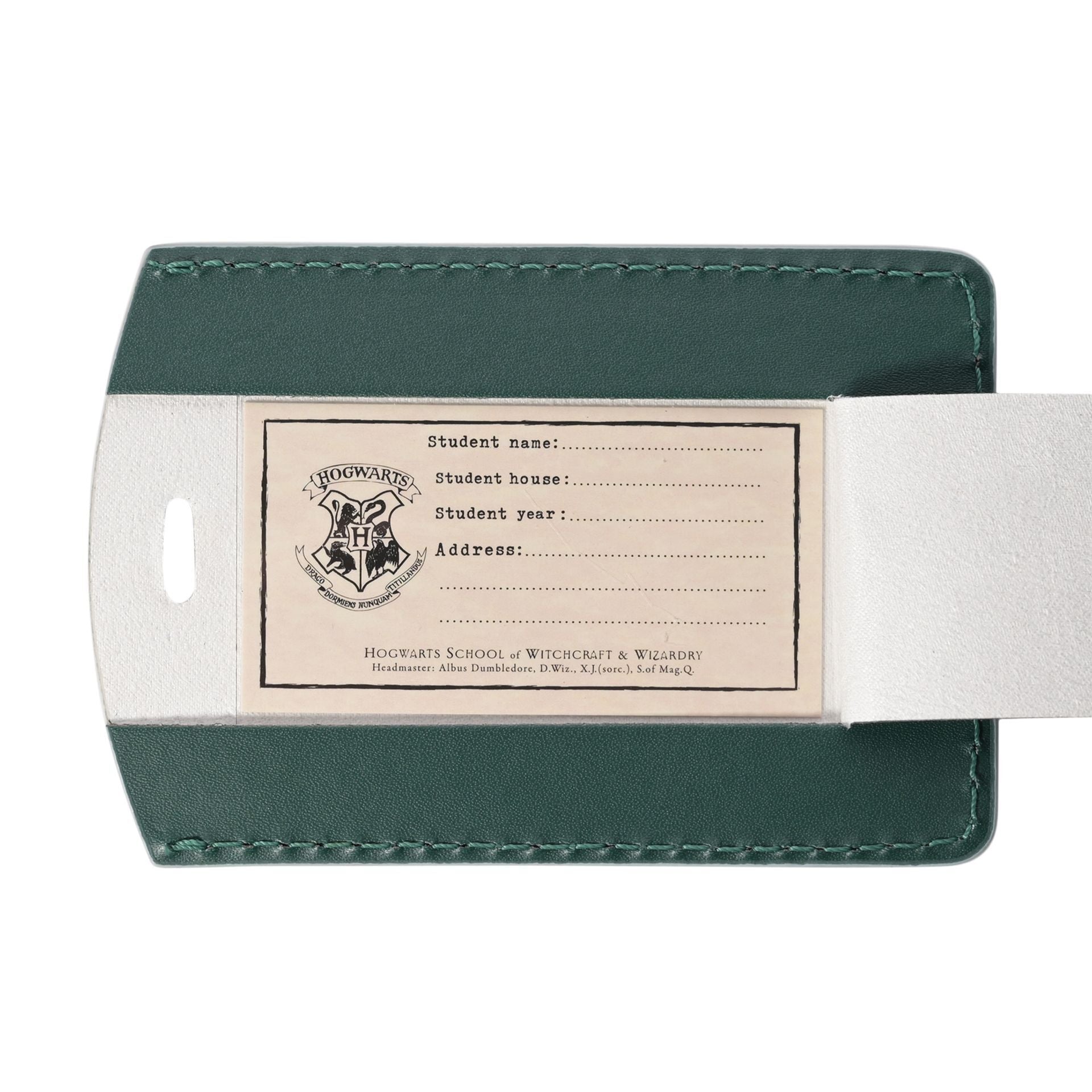 Warner Bros Harry Potter Alumni Passport Holder & Luggage Tag - Slytherin