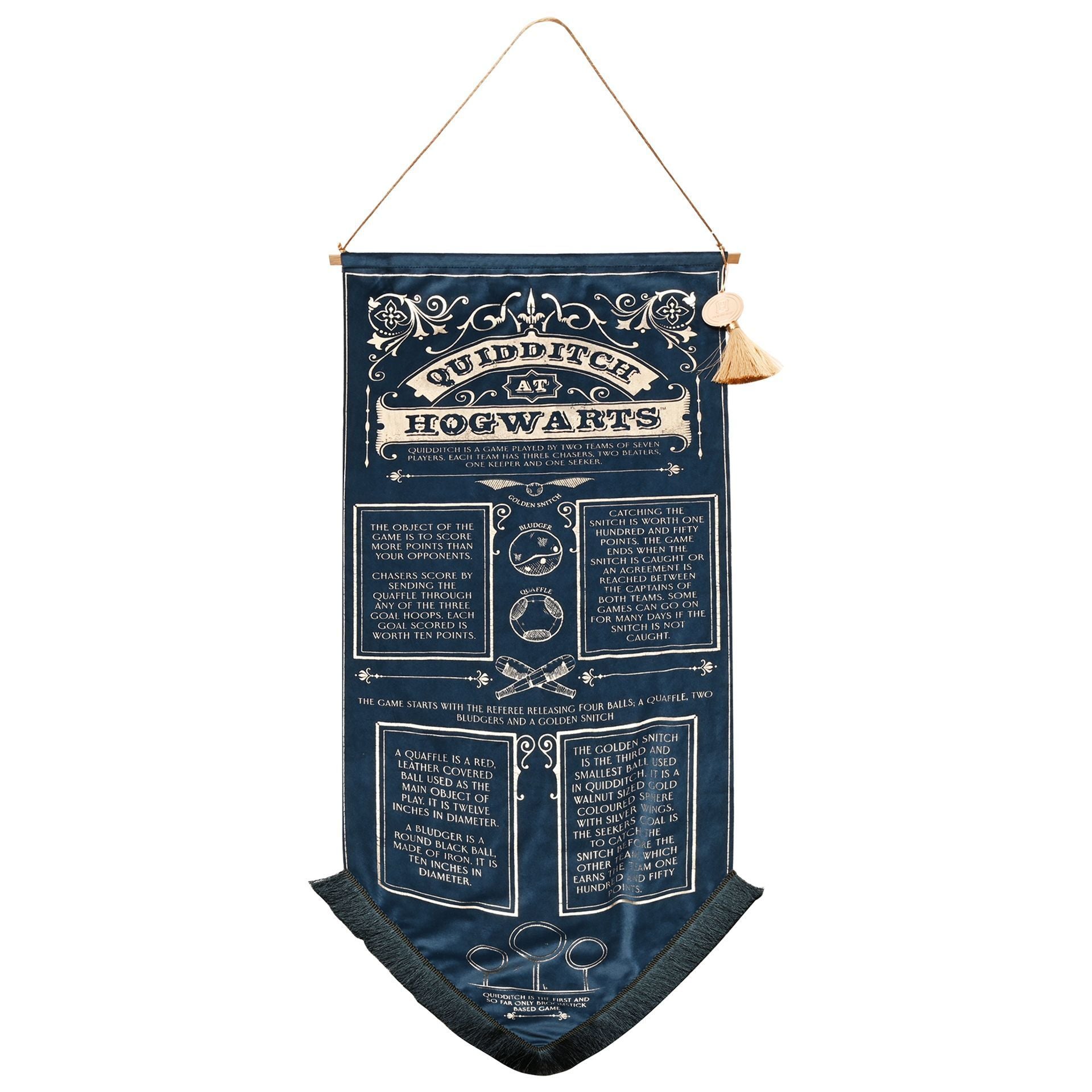 Warner Bros Harry Potter Alumni Hanging Banner - Quidditch