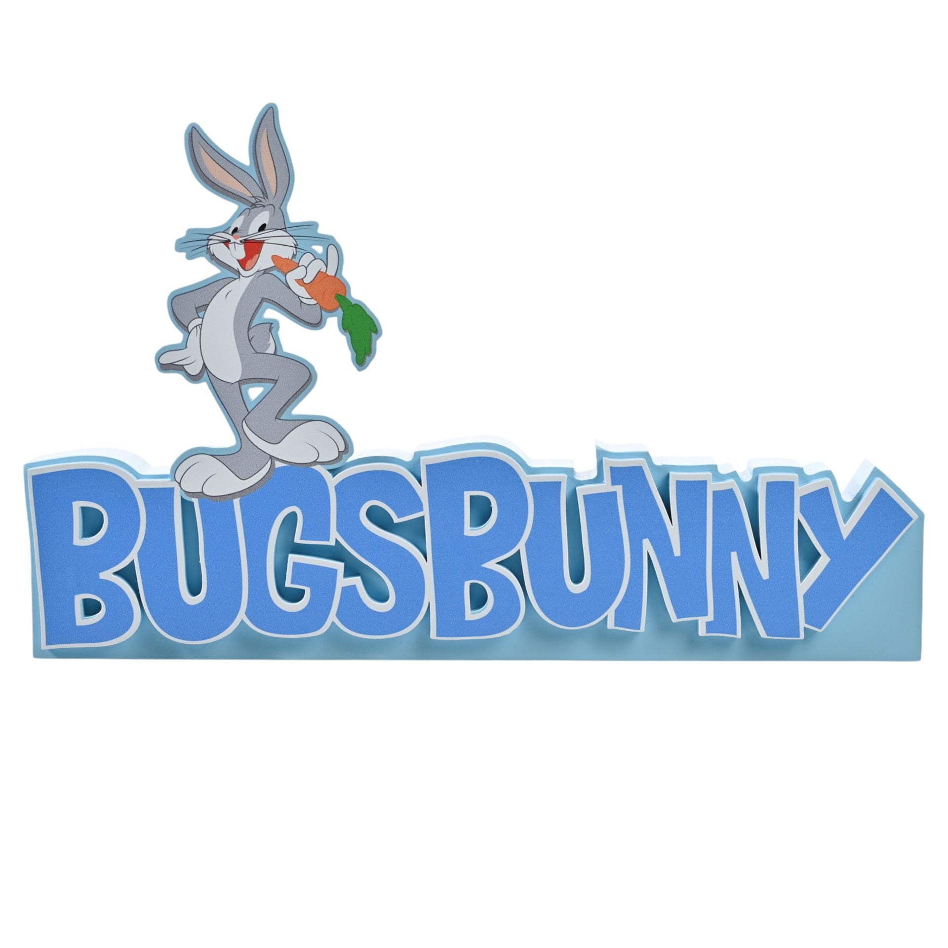 Warner Bros Looney Tunes Bugs Bunny MDF Mantel Plaque - 28 x 14cm