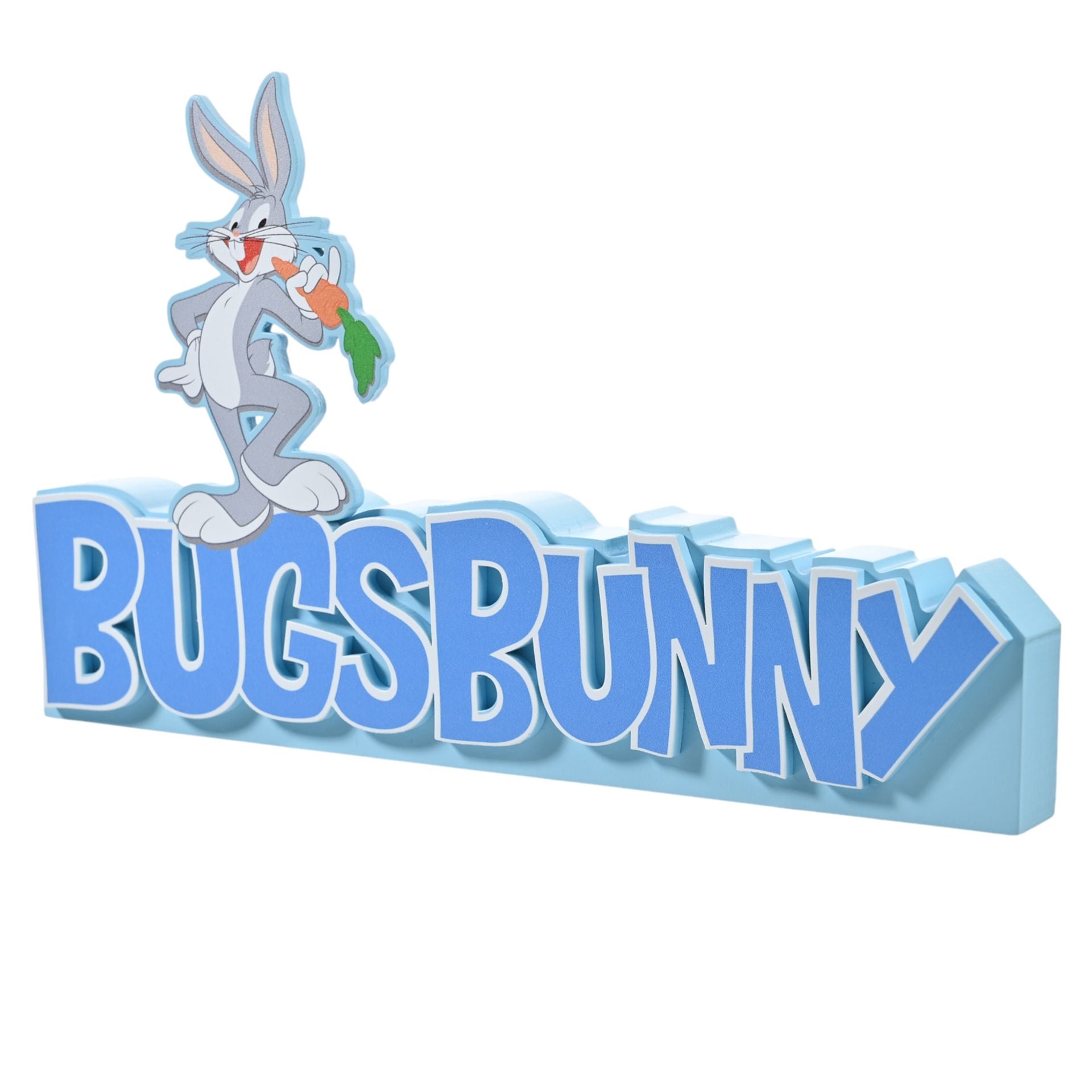 Warner Bros Looney Tunes Bugs Bunny MDF Mantel Plaque - 28 x 14cm