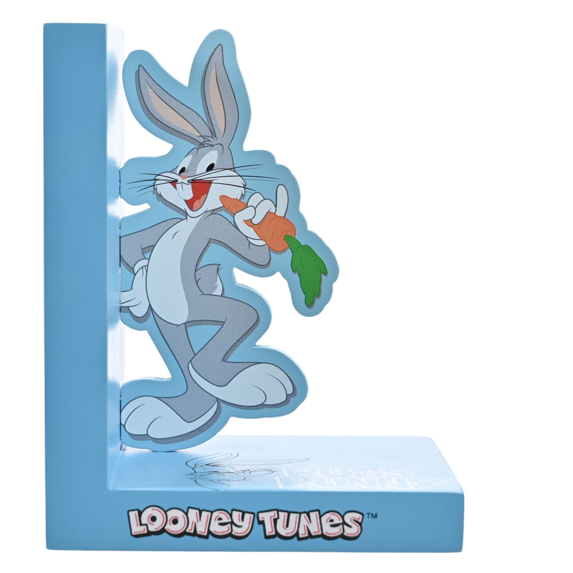 Warner Bros Looney Tunes Bugs Bunny And Lola Wooden Book Ends