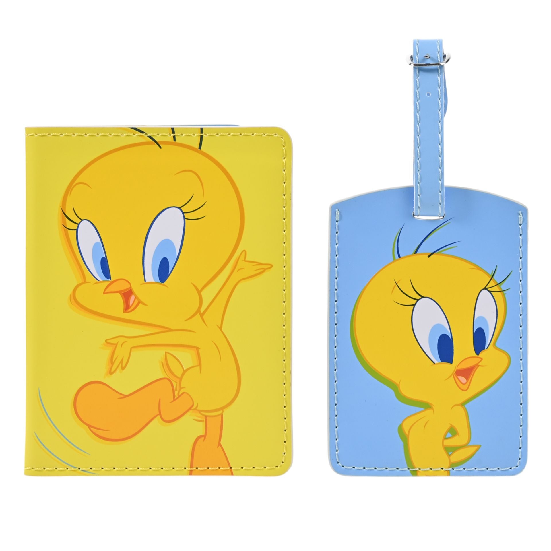 Warner Bros Looney Tunes Tweetie Pie Passport & Luggage Tag