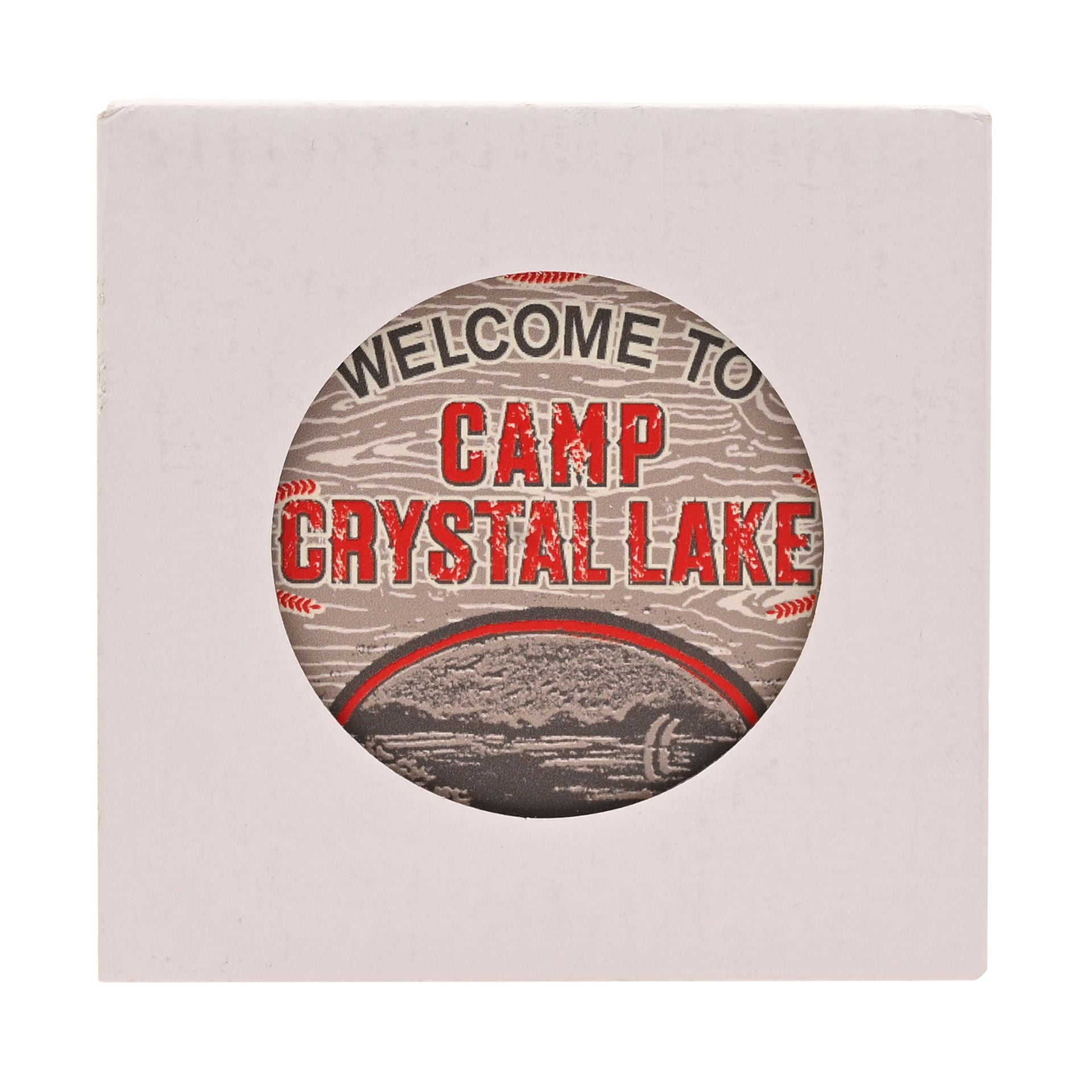 Warner Bros Friday 13th Square Coaster - Camp Crystal Lake