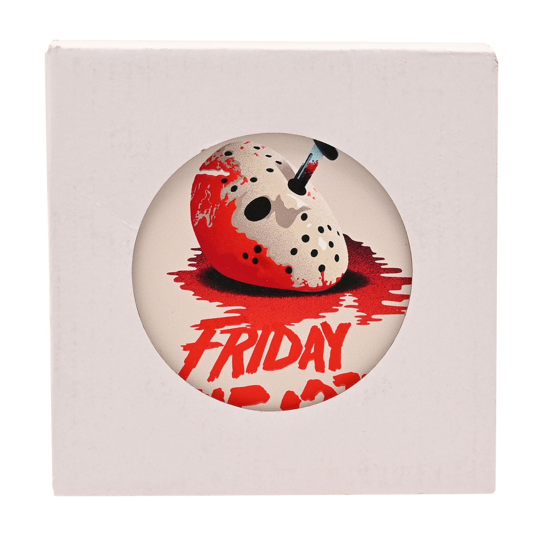 Warner Bros Friday 13th Square Coaster - Jason Mask