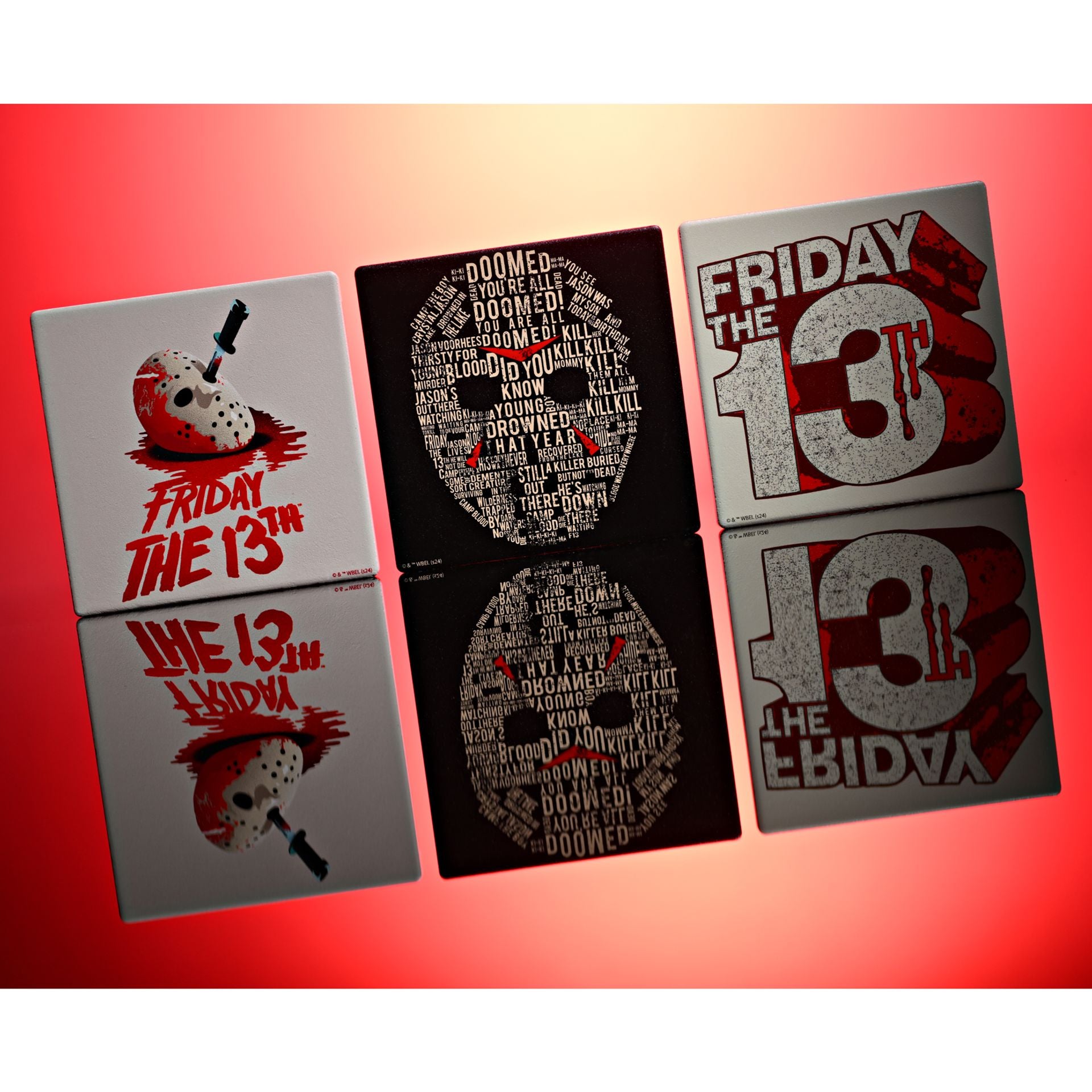Warner Bros Friday 13th Square Coaster - Logo