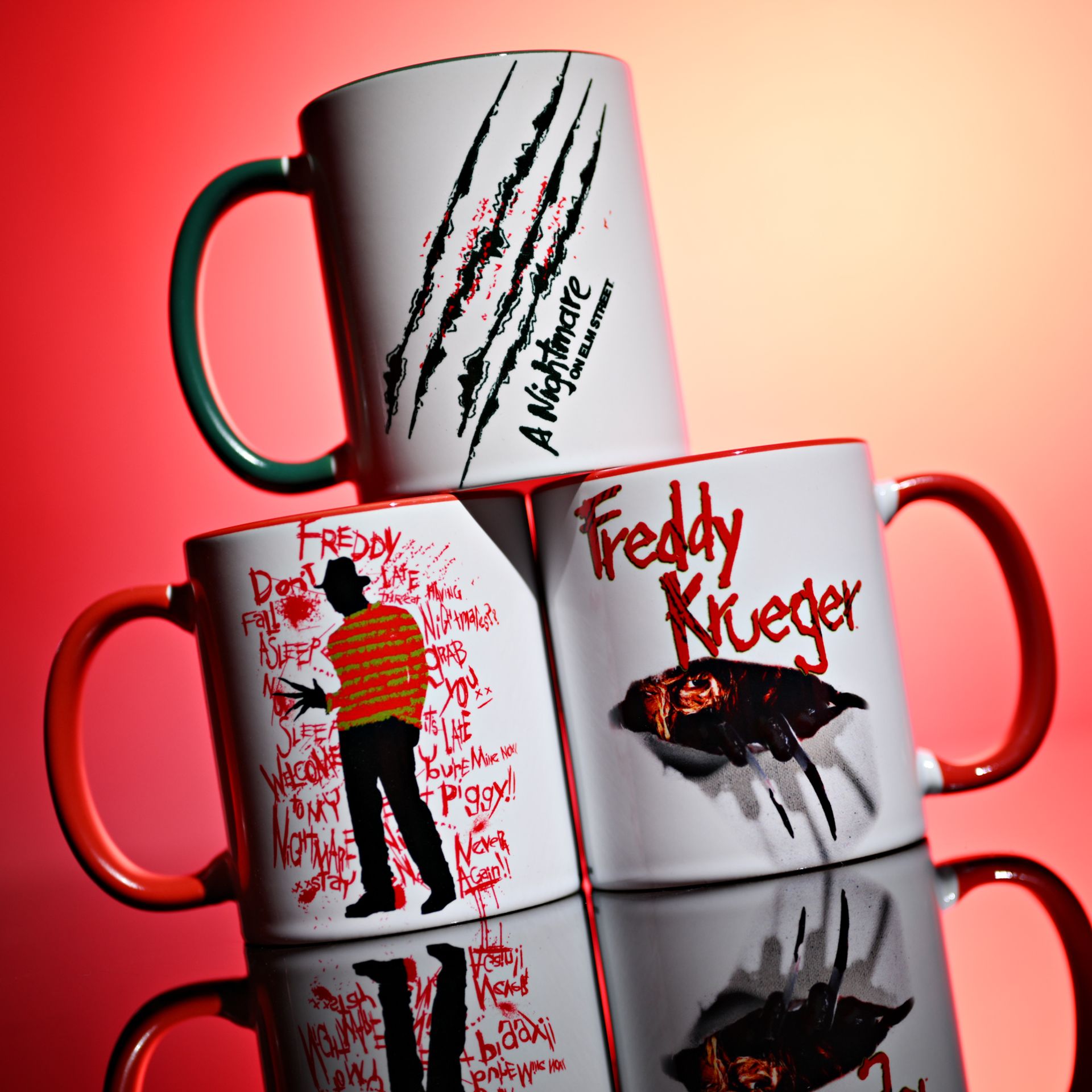 Warner Bros Nightmare on Elm Street Mug 11oz Green Inside - Slash