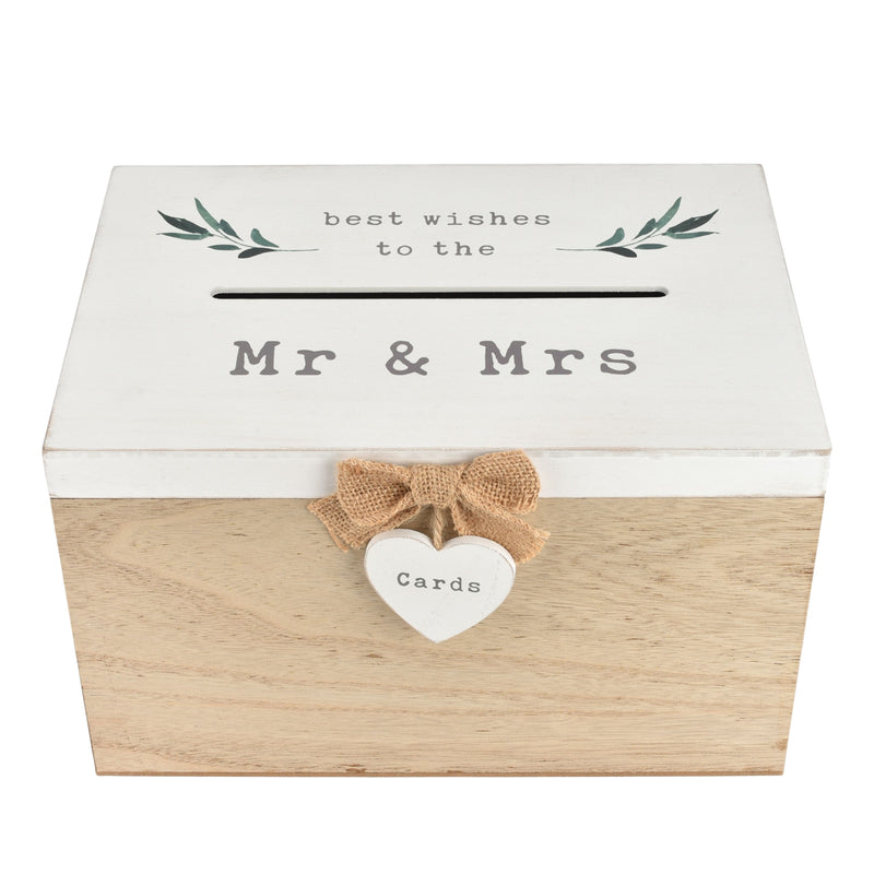 Love Story Card Box "Best Wishes To The Mr & Mrs"