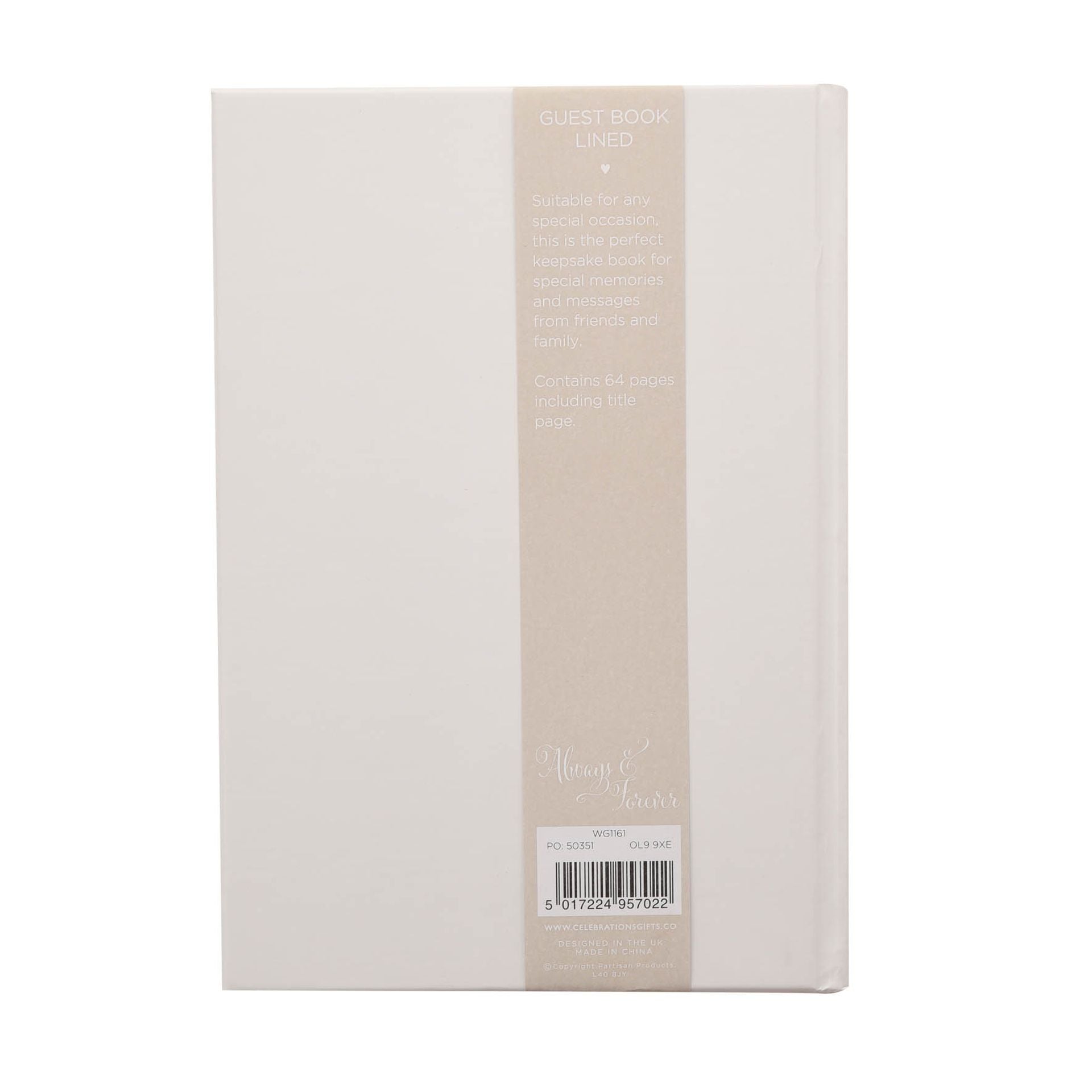 Always & Forever Paperwrap Guest Book