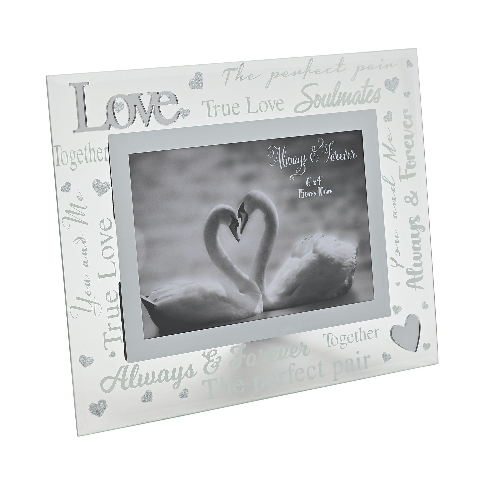 Always & Forever 3D Word Frame 6" x 4" - Love