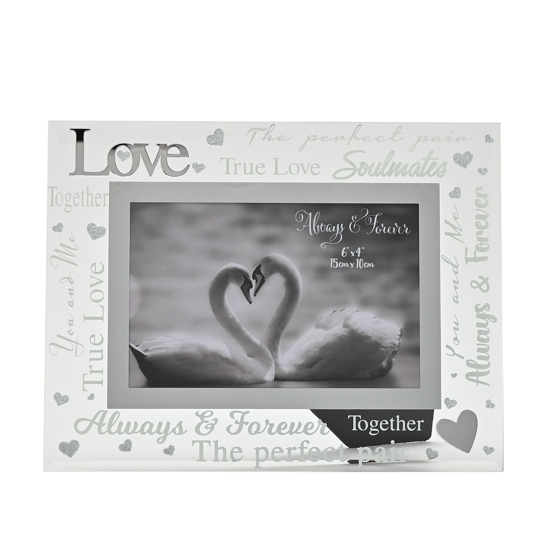 Always & Forever 3D Word Frame 6" x 4" - Love