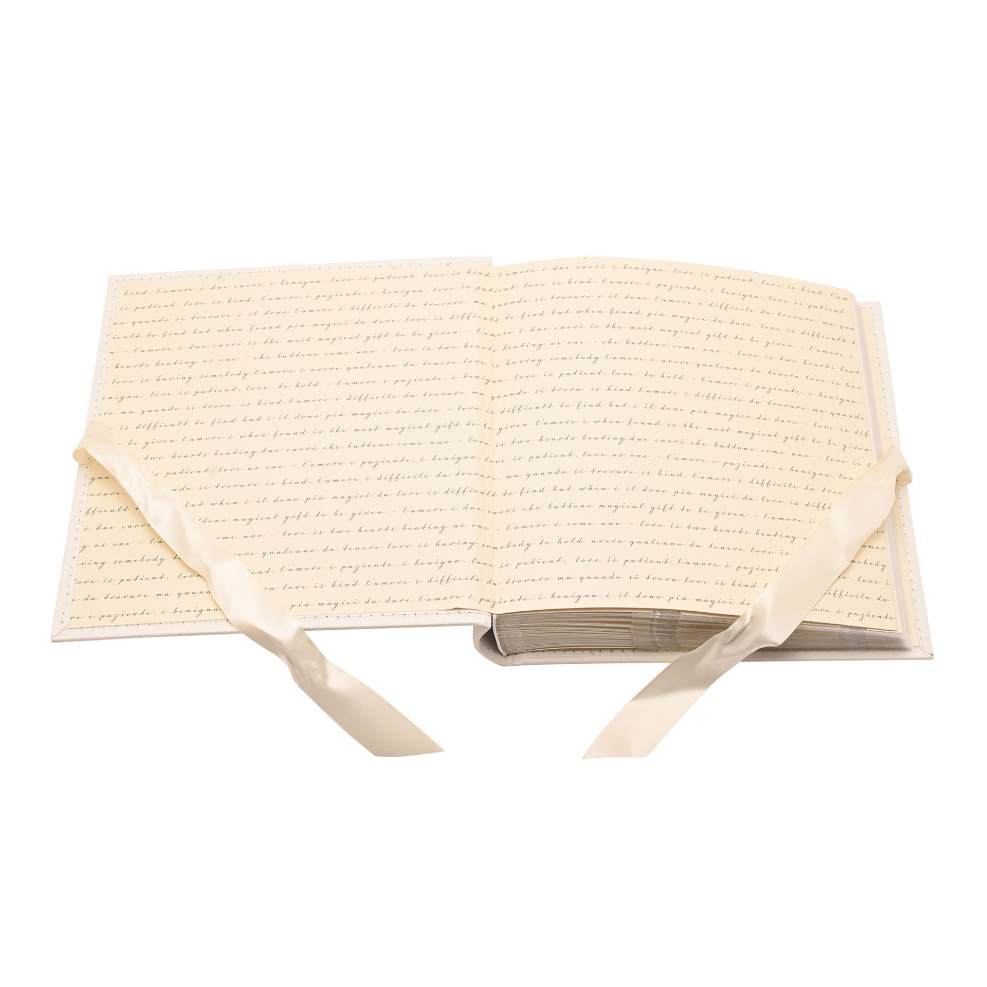 Amore Suede Wedding Album Holds 100 7" x 5" Pictures