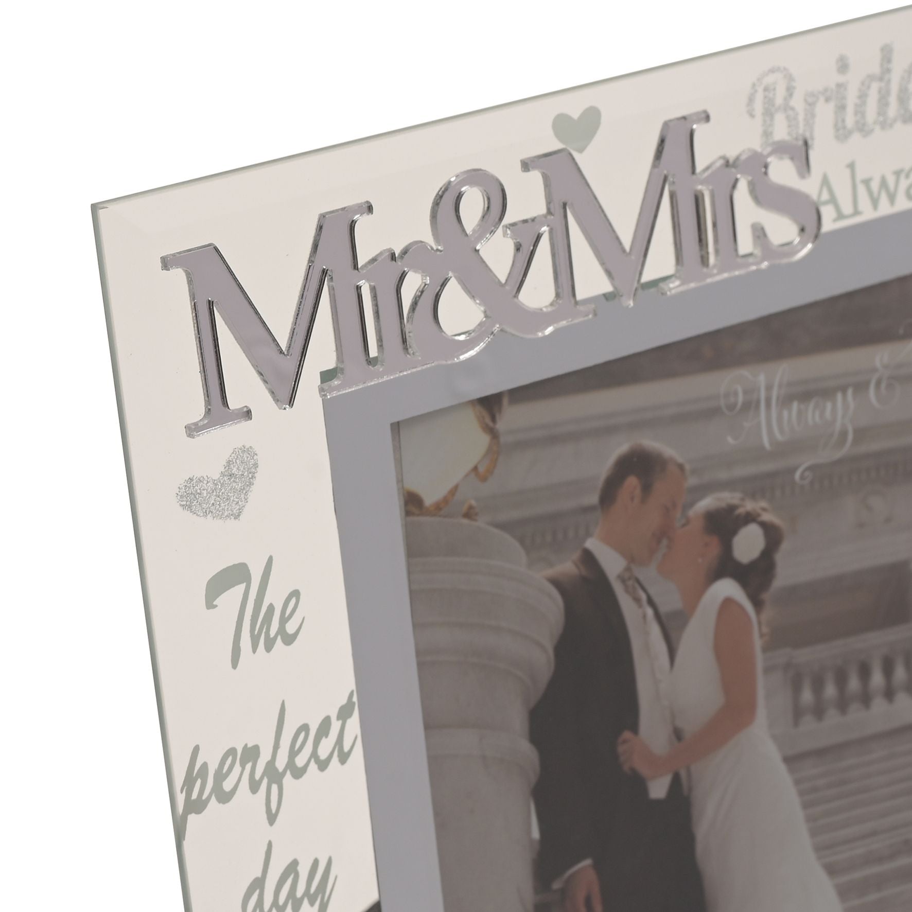 Mirror 3D Words Wedding Frame 5" x 7"