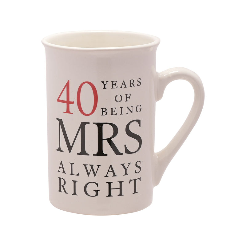 Amore Gift Set - 40 Years Of Mr Right/Mrs Always Right