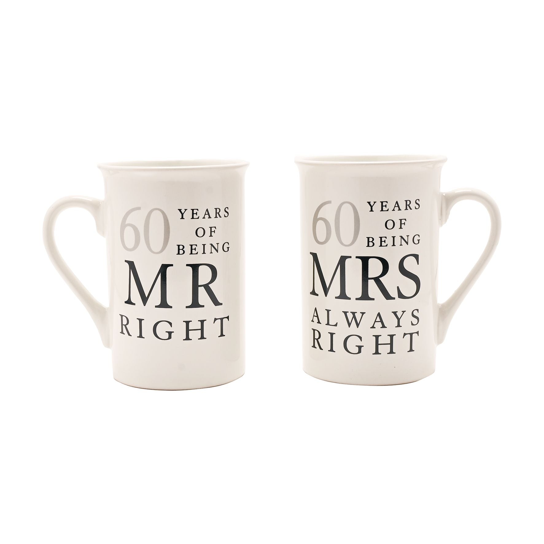 Amore Gift Set - 60 Years Of Mr Right/Mrs Always Right