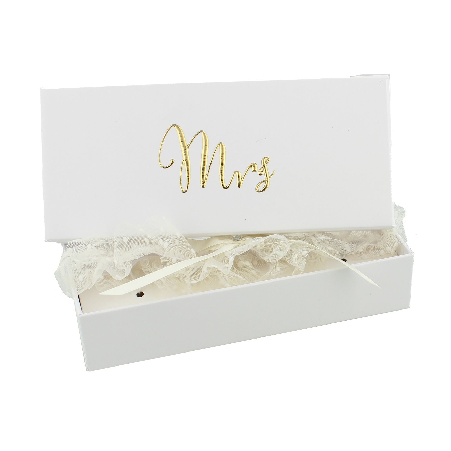 'Always & Forever'  Wedding Garter - Mrs