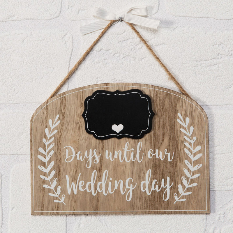 Love Story Plaque Countdown to our Wedding