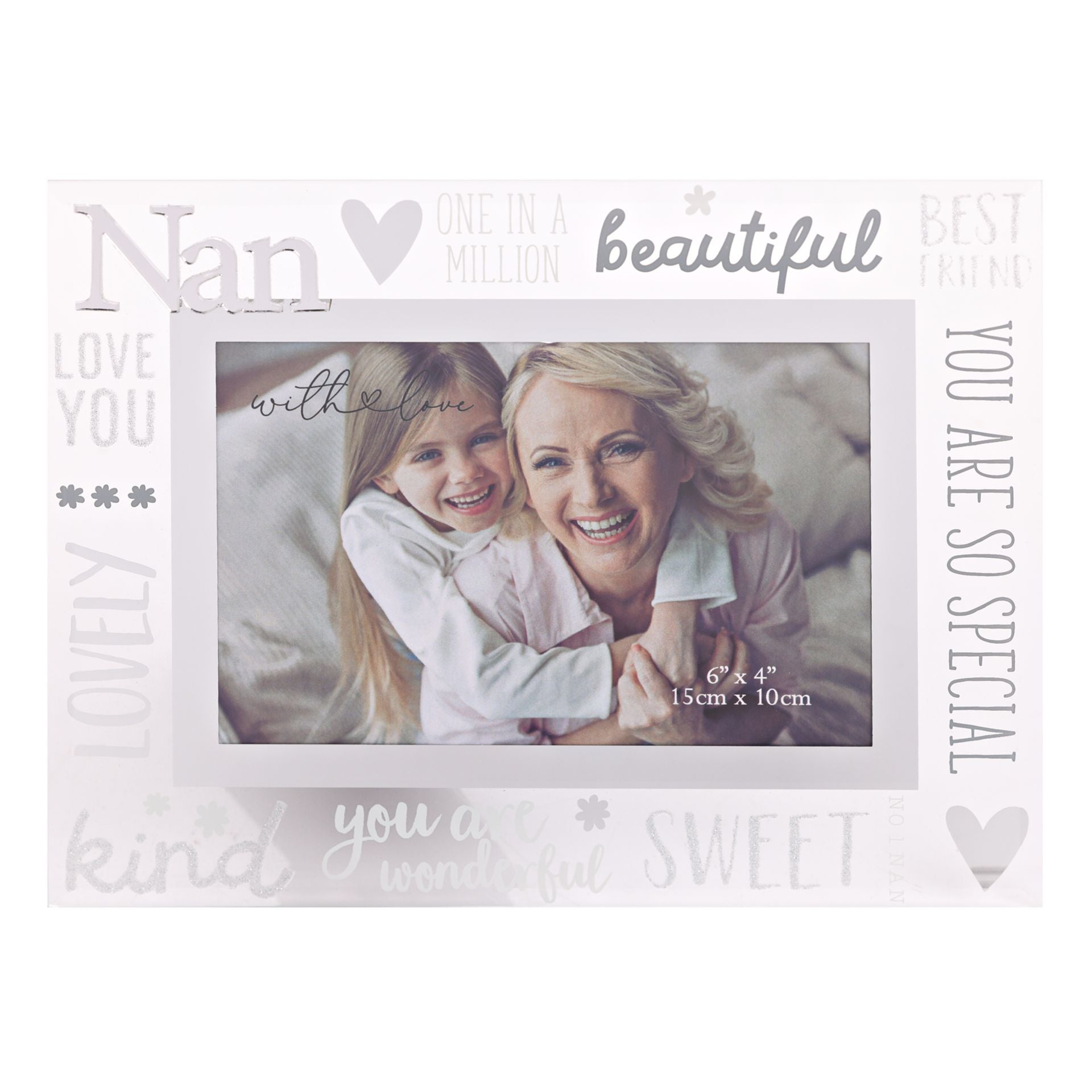 With Love Glass Frame With 3D - Nan
