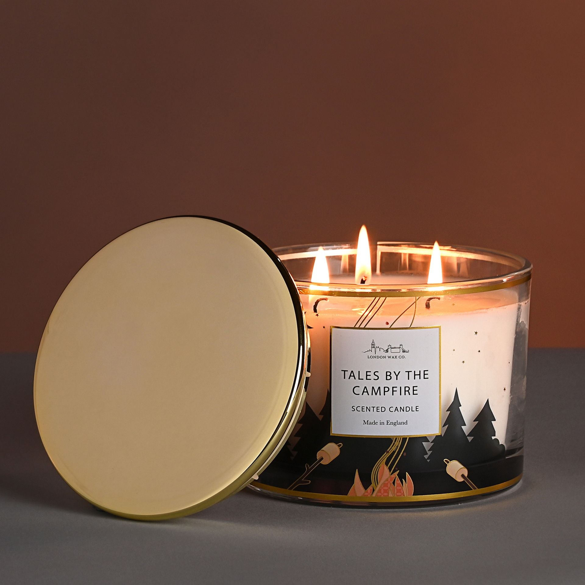 The London Wax Company By The Campfire 3 Wick Candle 369g