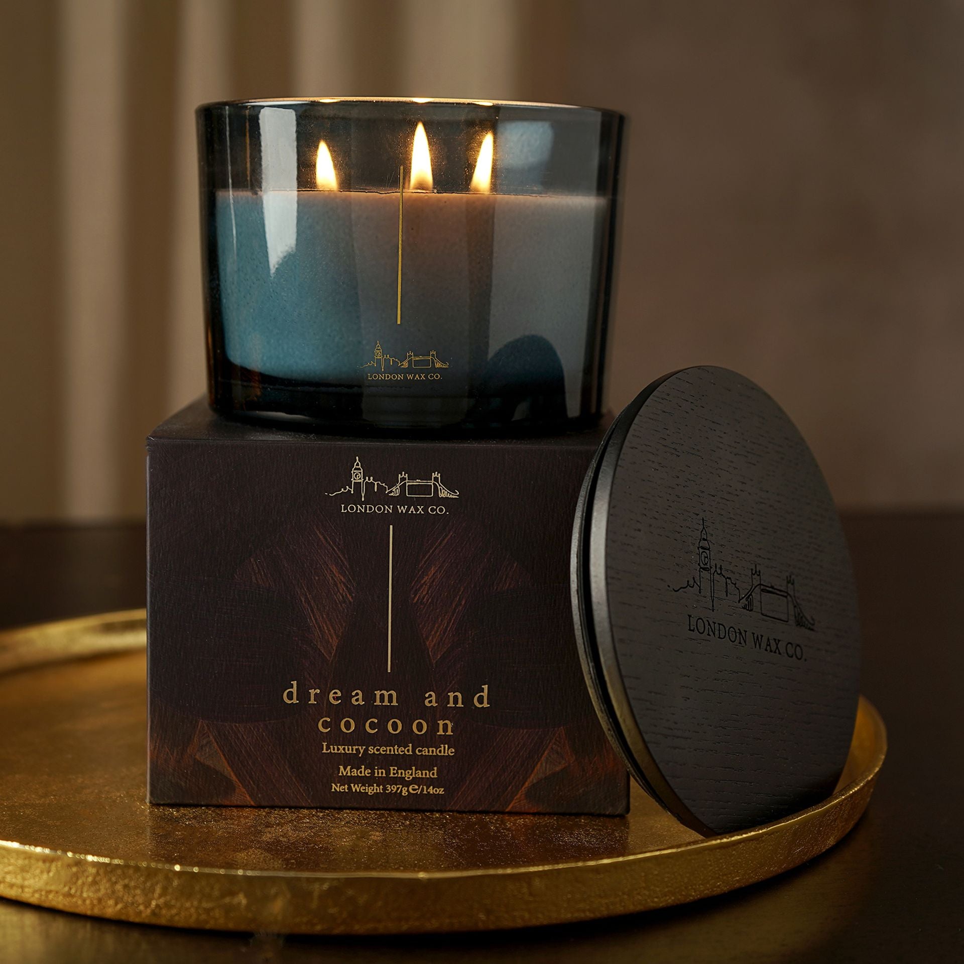 The London Wax Company Dream & Cocoon 3 Wick Candle 397g