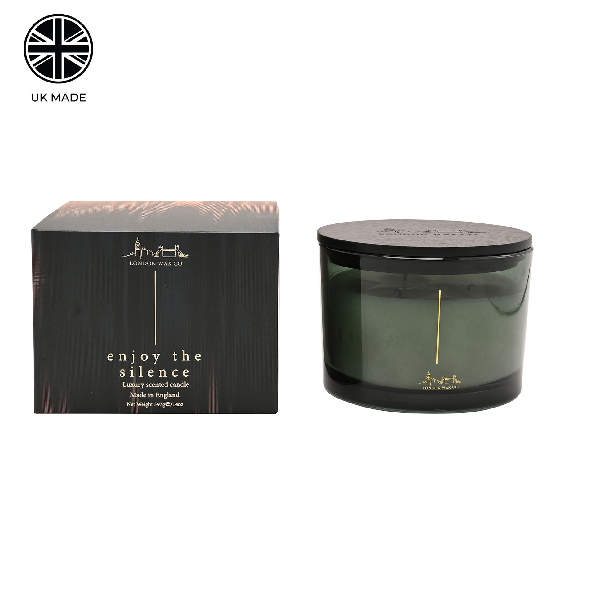 The London Wax Company Enjoy The Silence 3 Wick Candle 397g