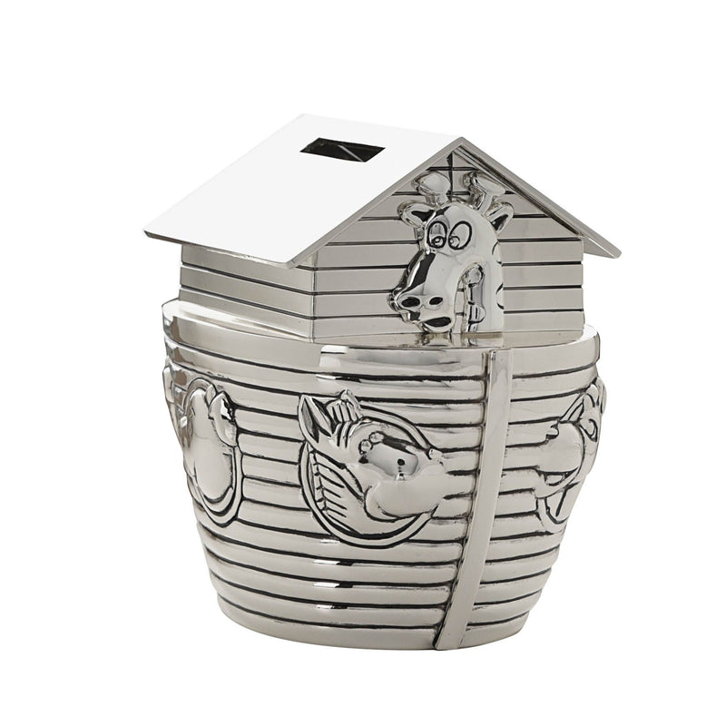 Bambino Silver Plated  Noah's Ark Money Box
