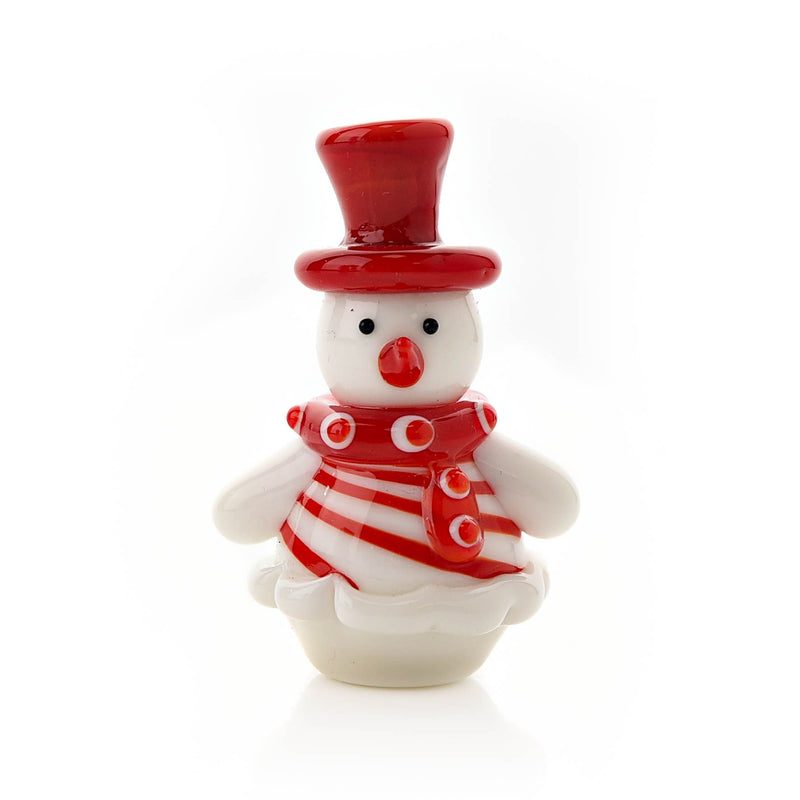 Objets d'Art Snowman with Red Scarf Figurine