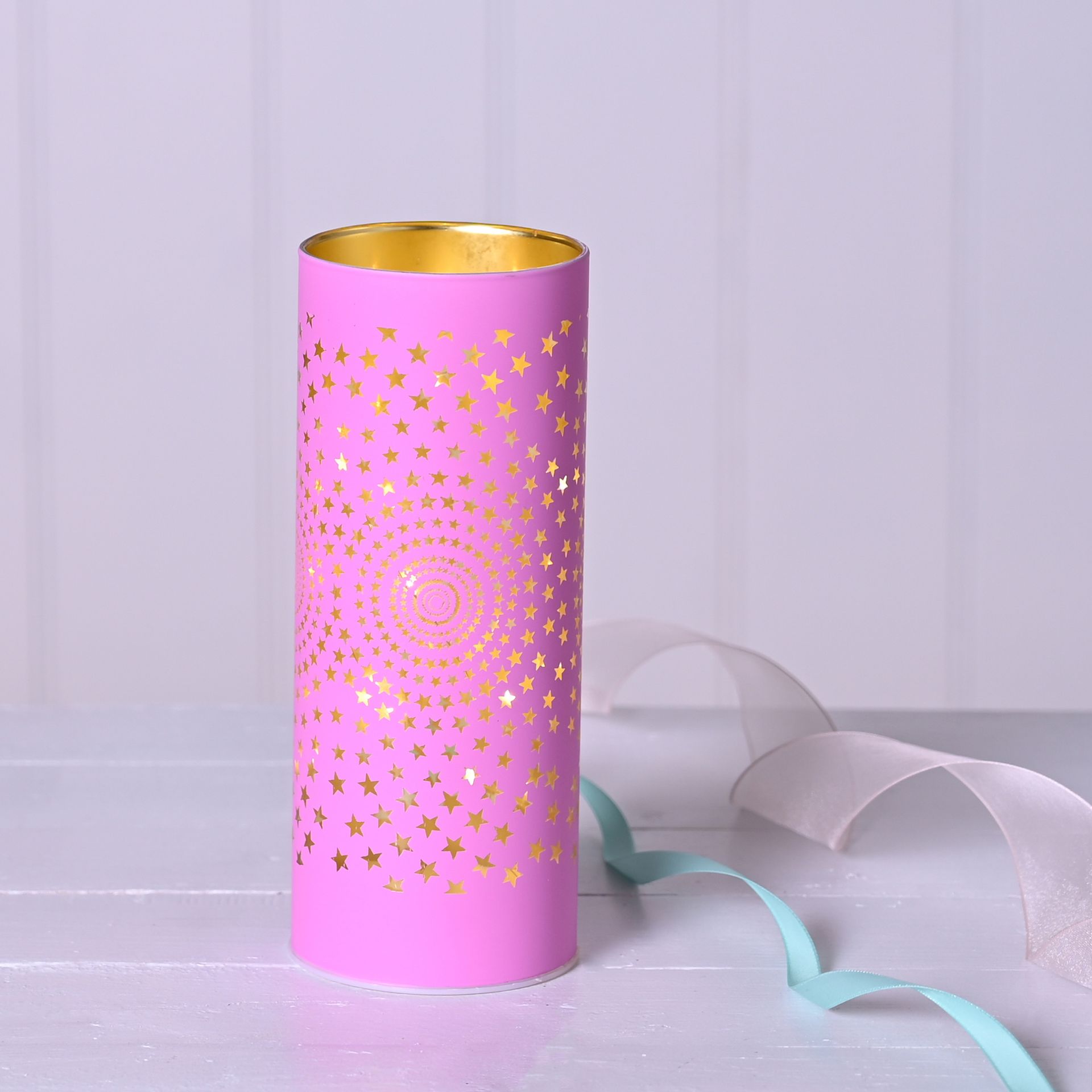 Large Pink Starburst LED Light Tube