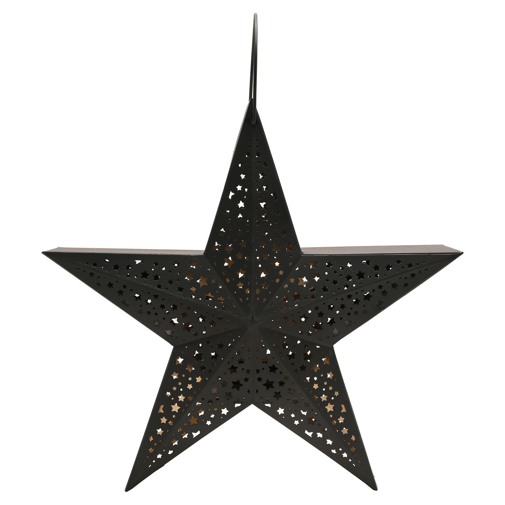 Black Star Lantern Large