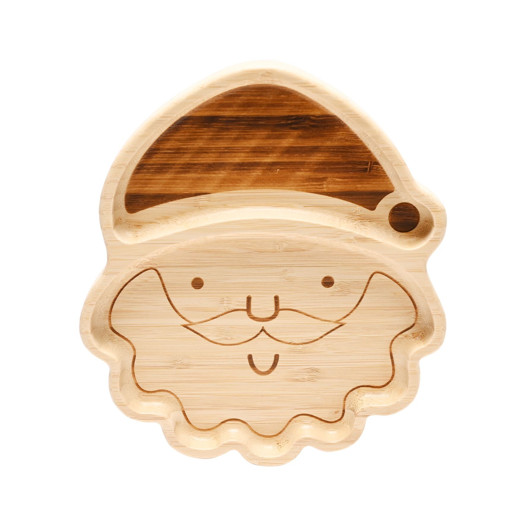 Bambino Bamboo Plate - Santa