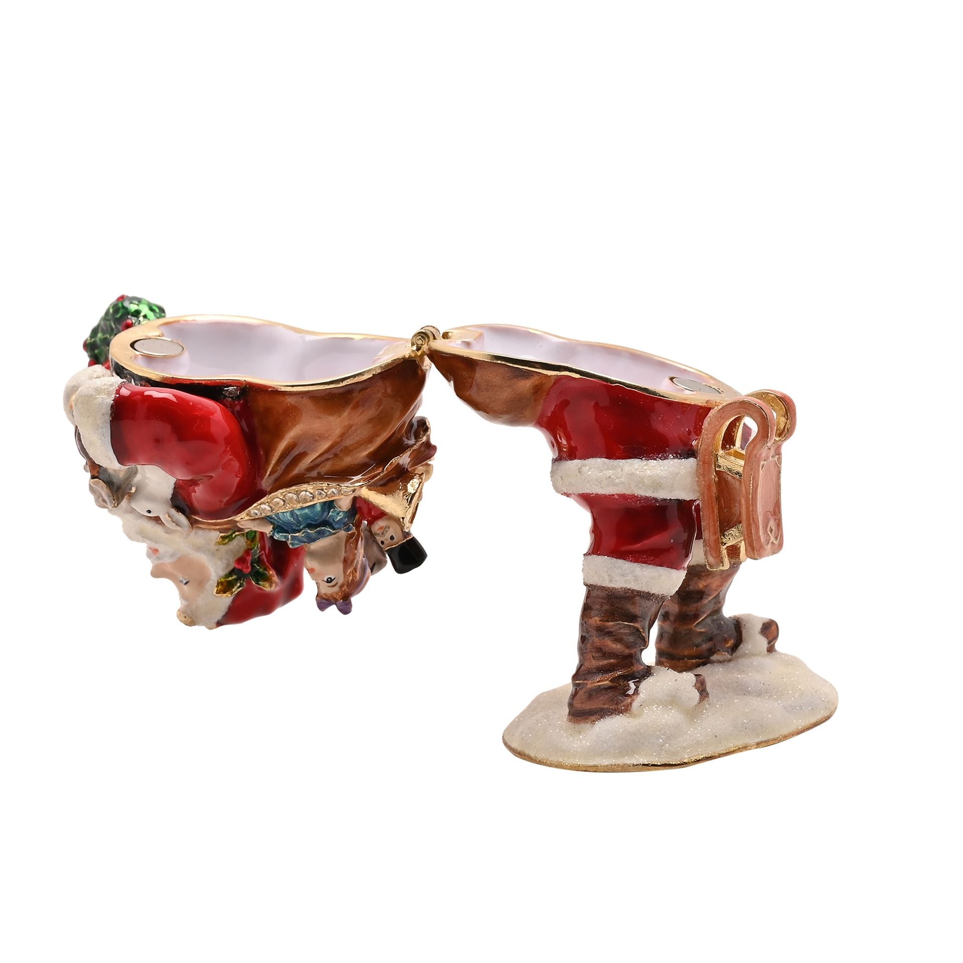 Treasured Trinkets - Father Christmas With Gifts
