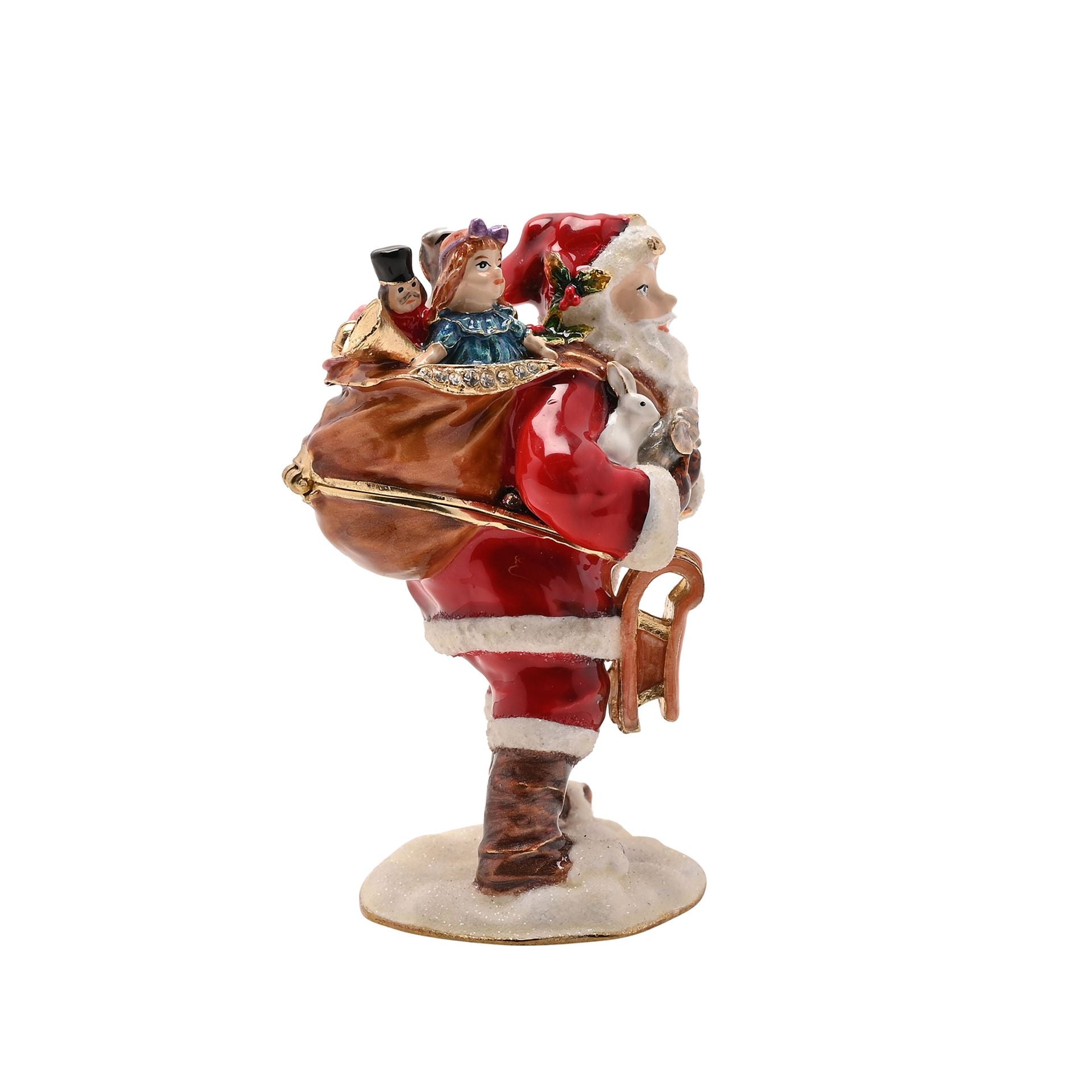 Treasured Trinkets - Father Christmas With Gifts