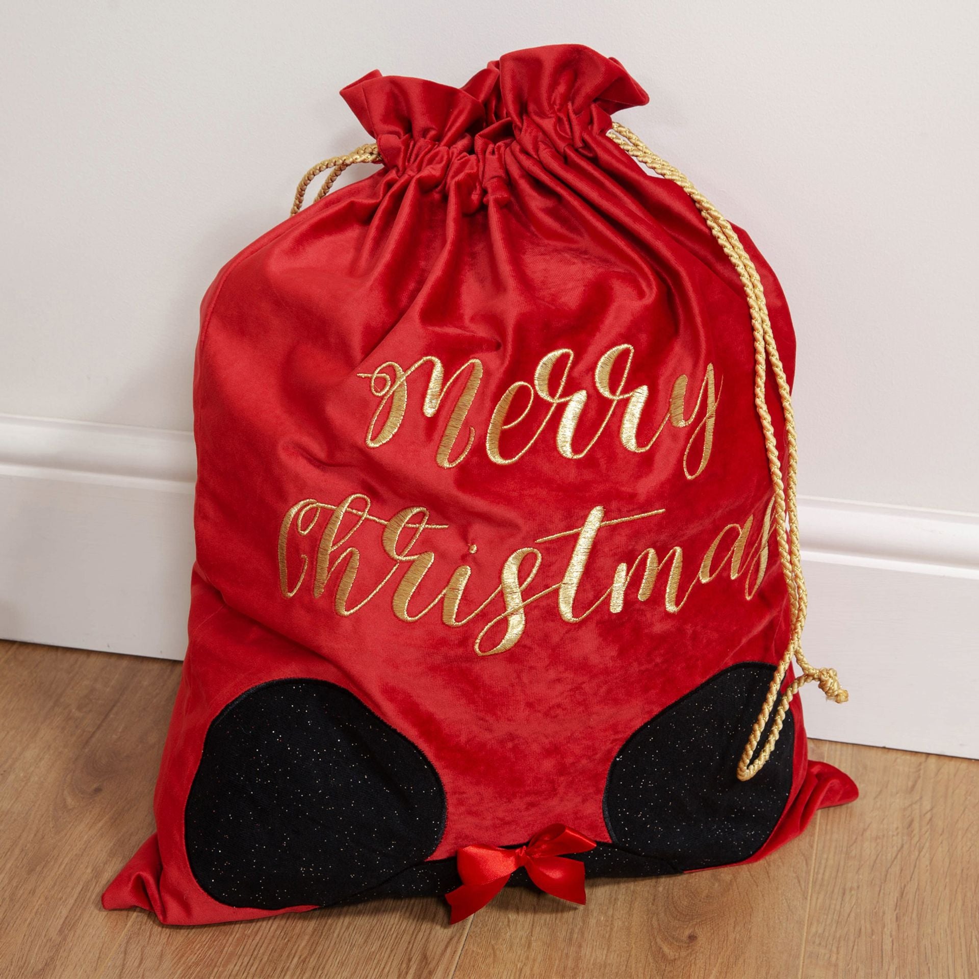 Disney Merry Christmas Gift Sack Minnie