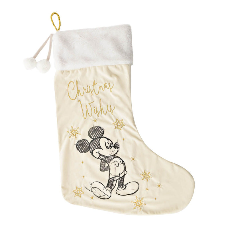 Disney Plush Velvet Stocking Mickey Mouse