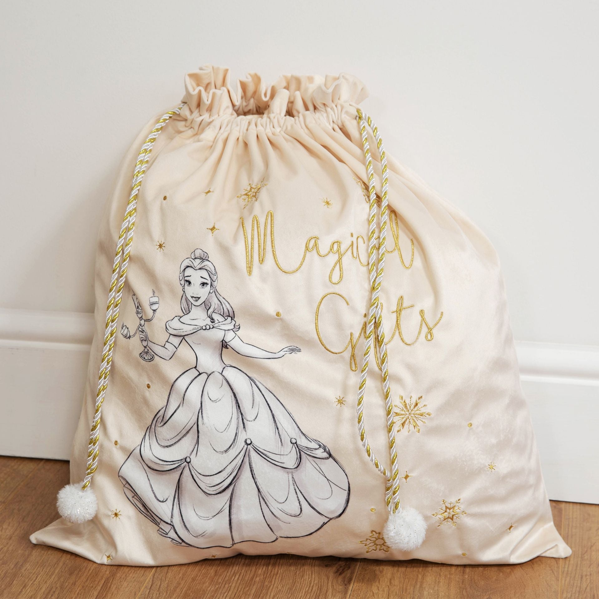 Disney Velvet Xmas Sack Belle