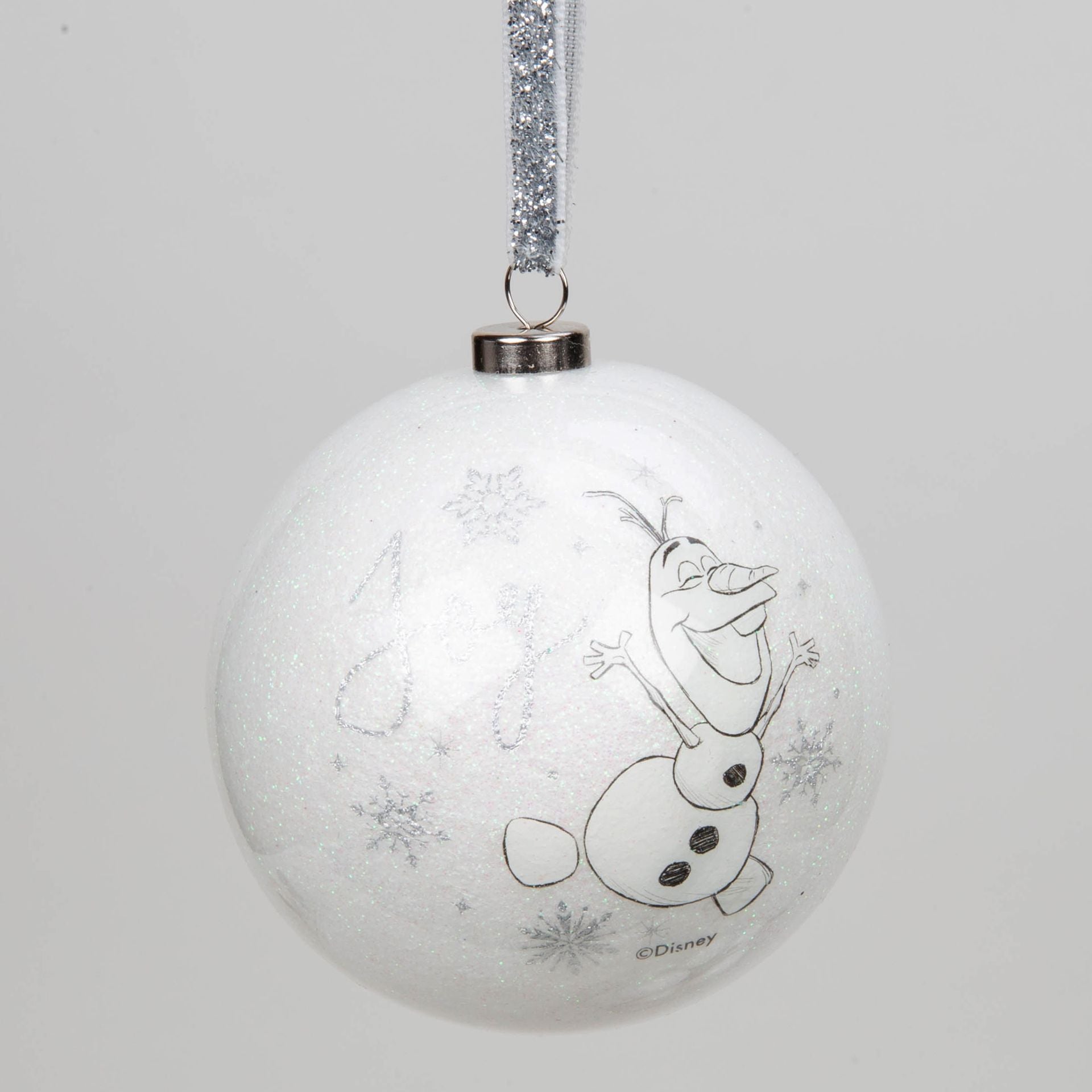 Disney Set of 15 Acrylic Glitter Baubles - Glitter Finish