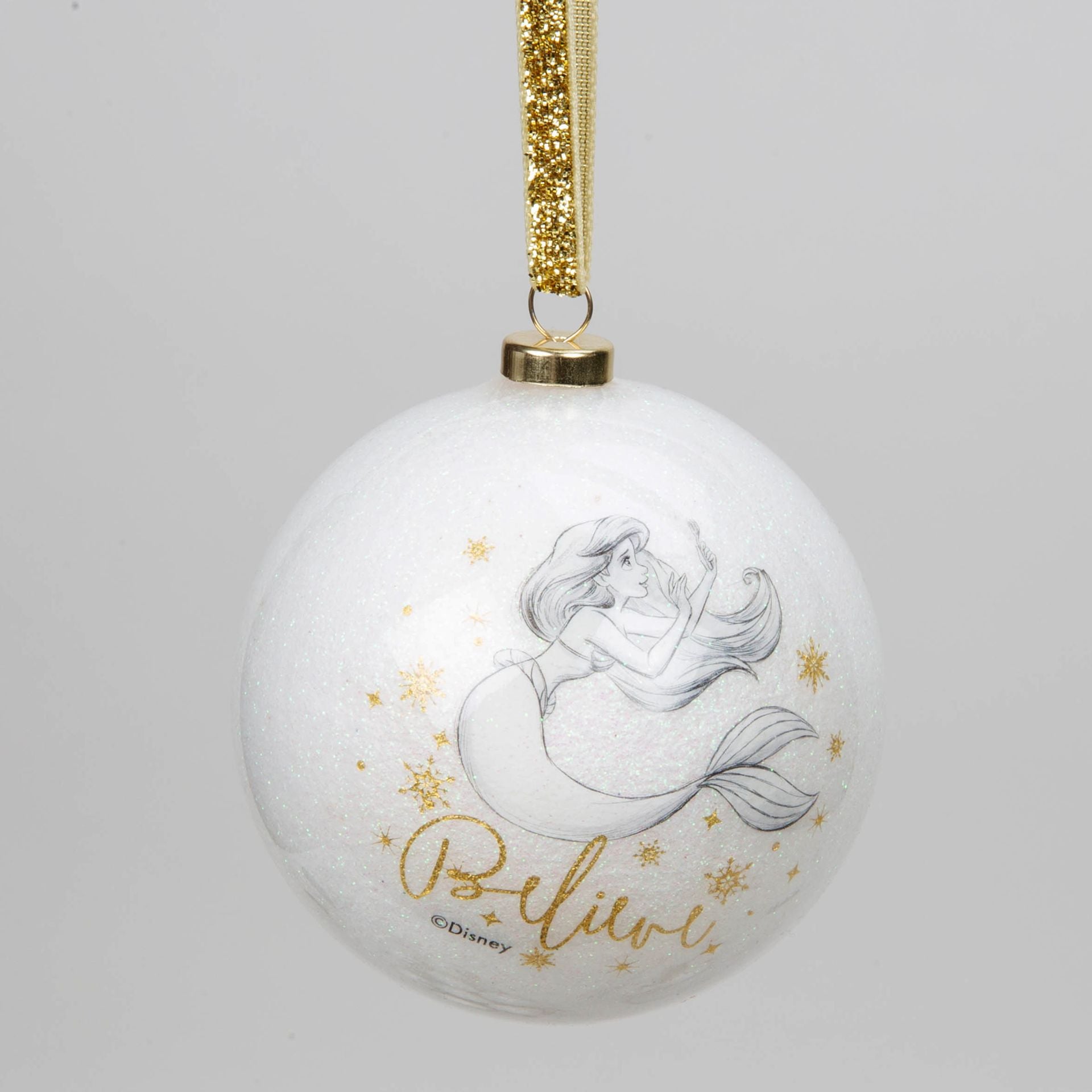 Disney Set of 15 Acrylic Glitter Baubles - Glitter Finish