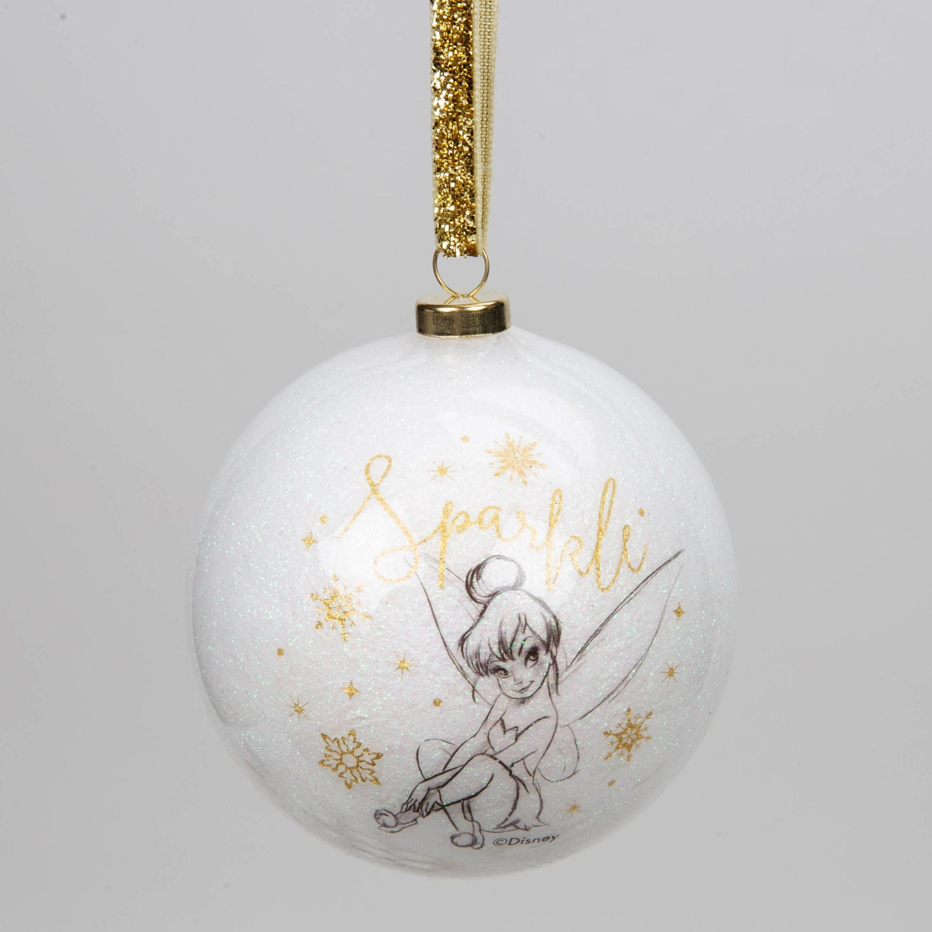 Disney Set of 15 Acrylic Glitter Baubles - Glitter Finish