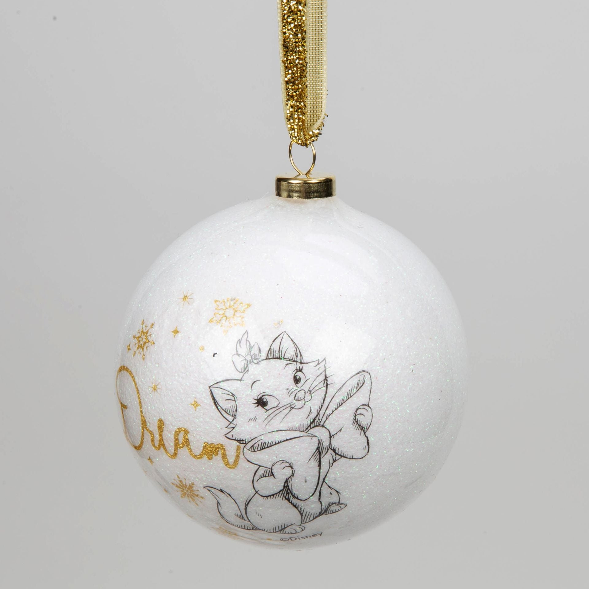 Disney Set of 15 Acrylic Glitter Baubles - Glitter Finish