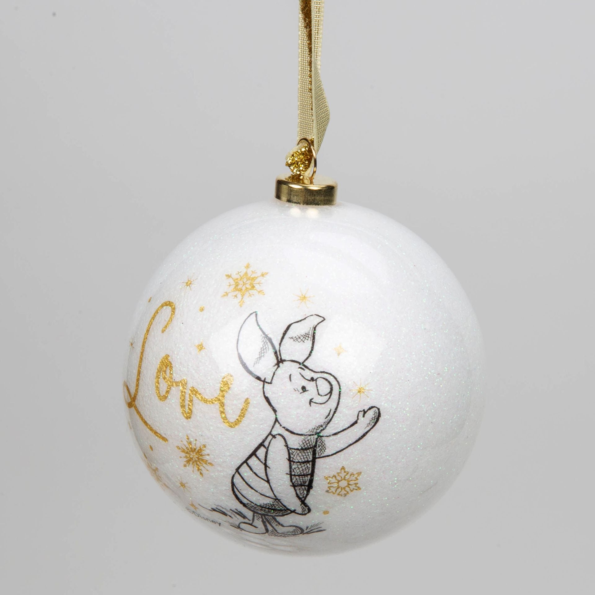 Disney Set of 15 Acrylic Glitter Baubles - Glitter Finish