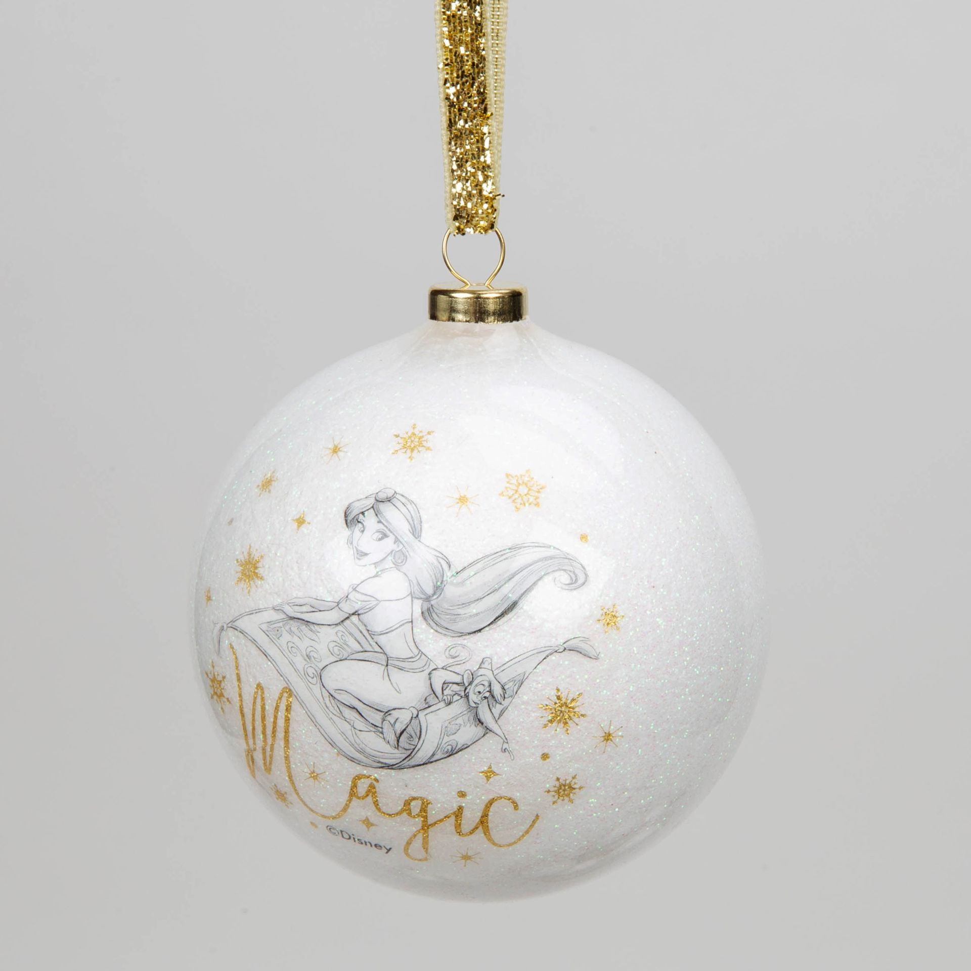 Disney Set of 15 Acrylic Glitter Baubles - Glitter Finish