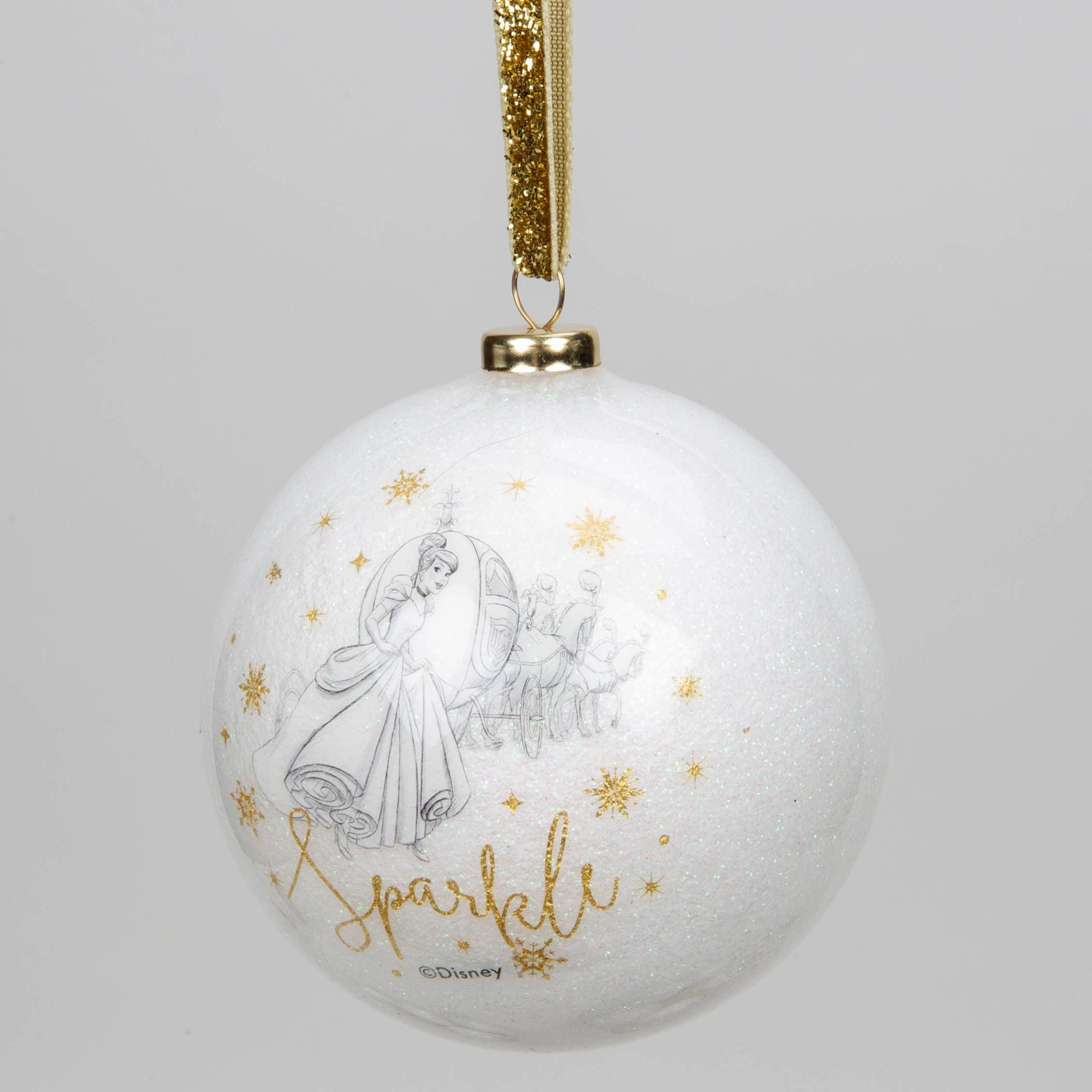 Disney Set of 15 Acrylic Glitter Baubles - Glitter Finish