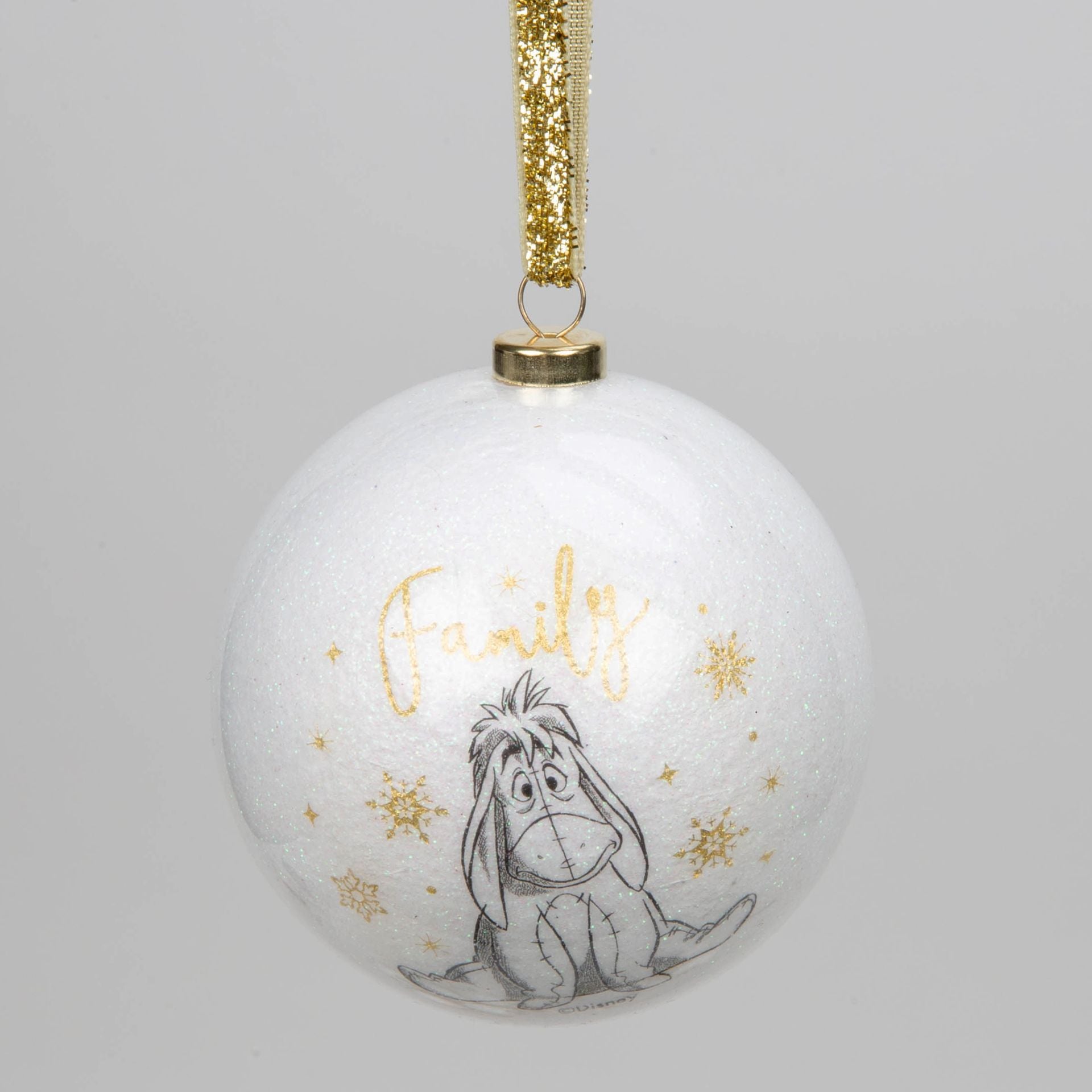 Disney Set of 15 Acrylic Glitter Baubles - Glitter Finish