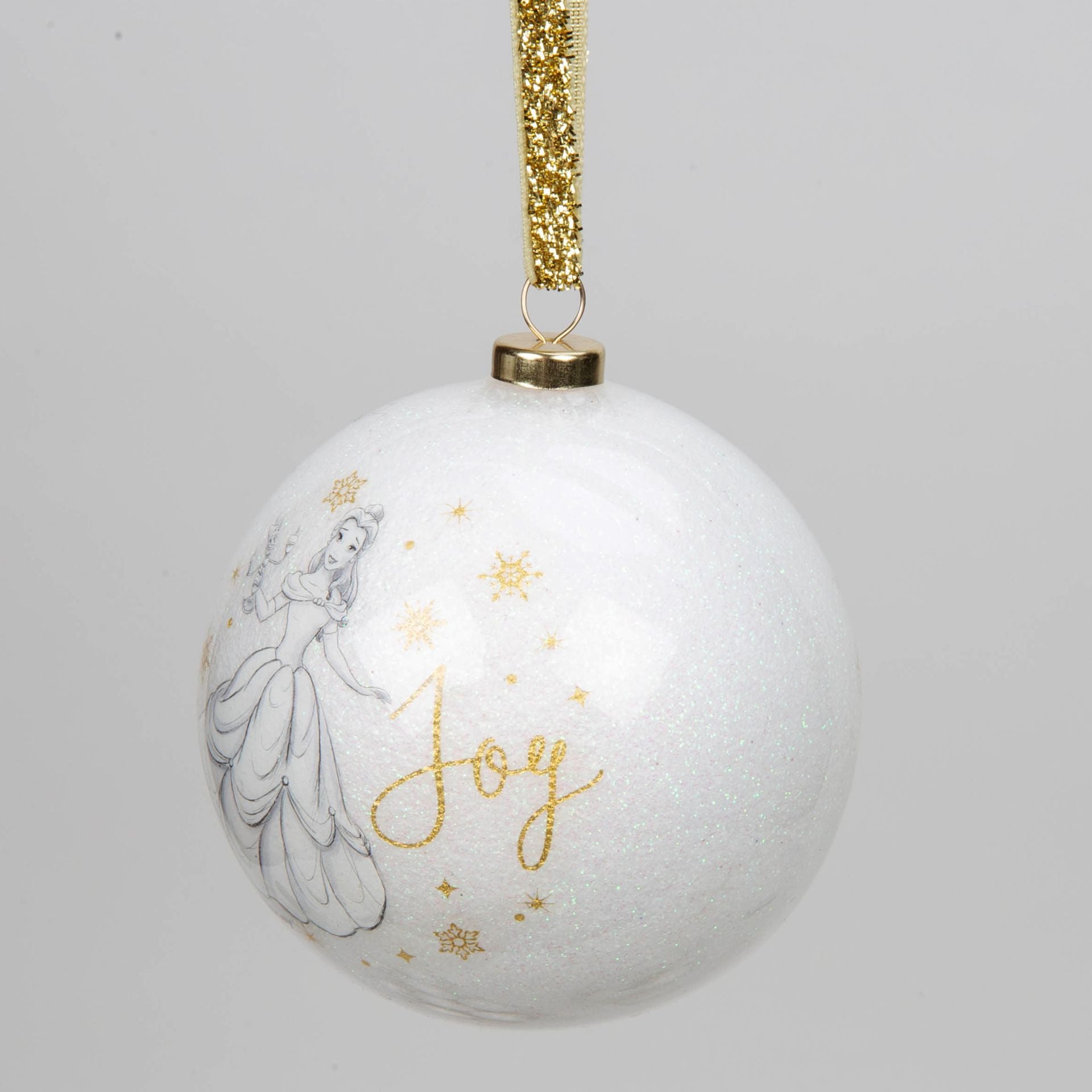 Disney Set of 15 Acrylic Glitter Baubles - Glitter Finish