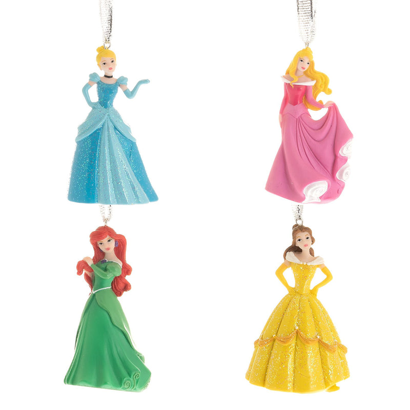 Disney Set of 4 Princess Resin Hanging Decorations