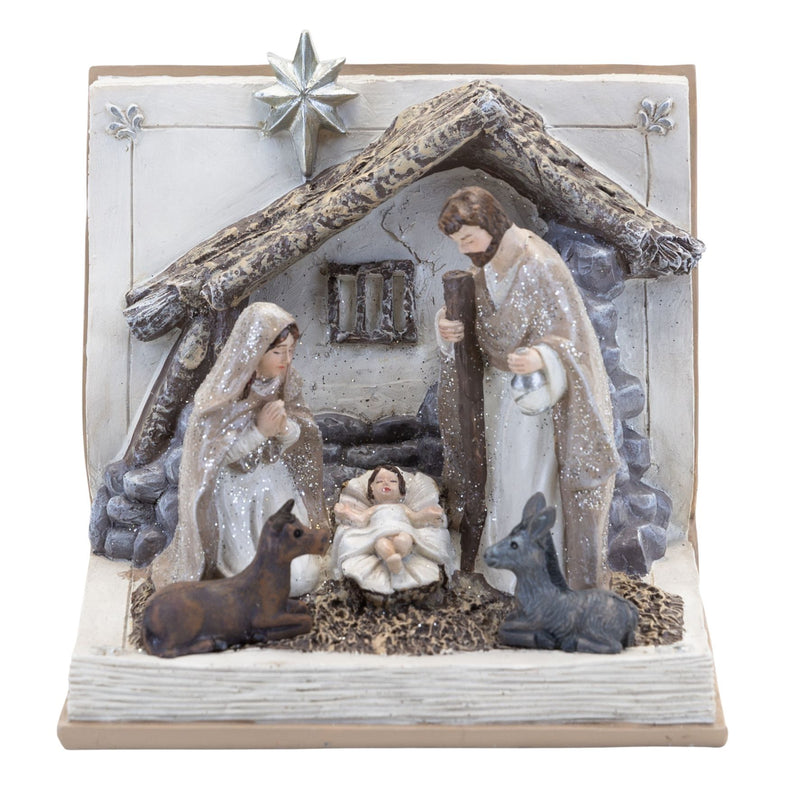Nativity Scene Ornament 10cm