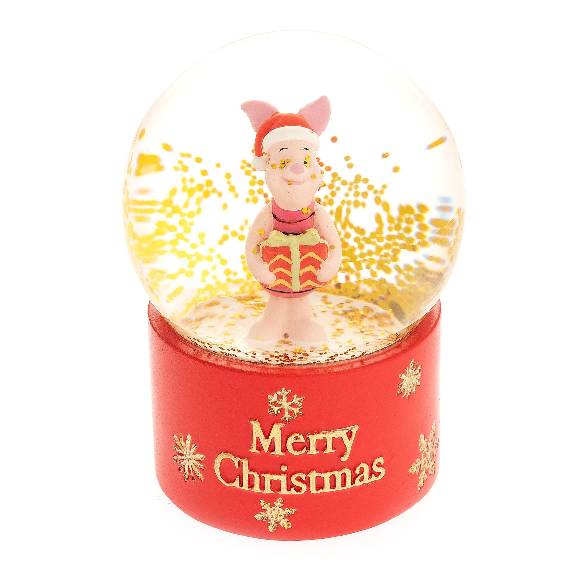 Piglet Snowglobe 10cm "Merry Christmas"