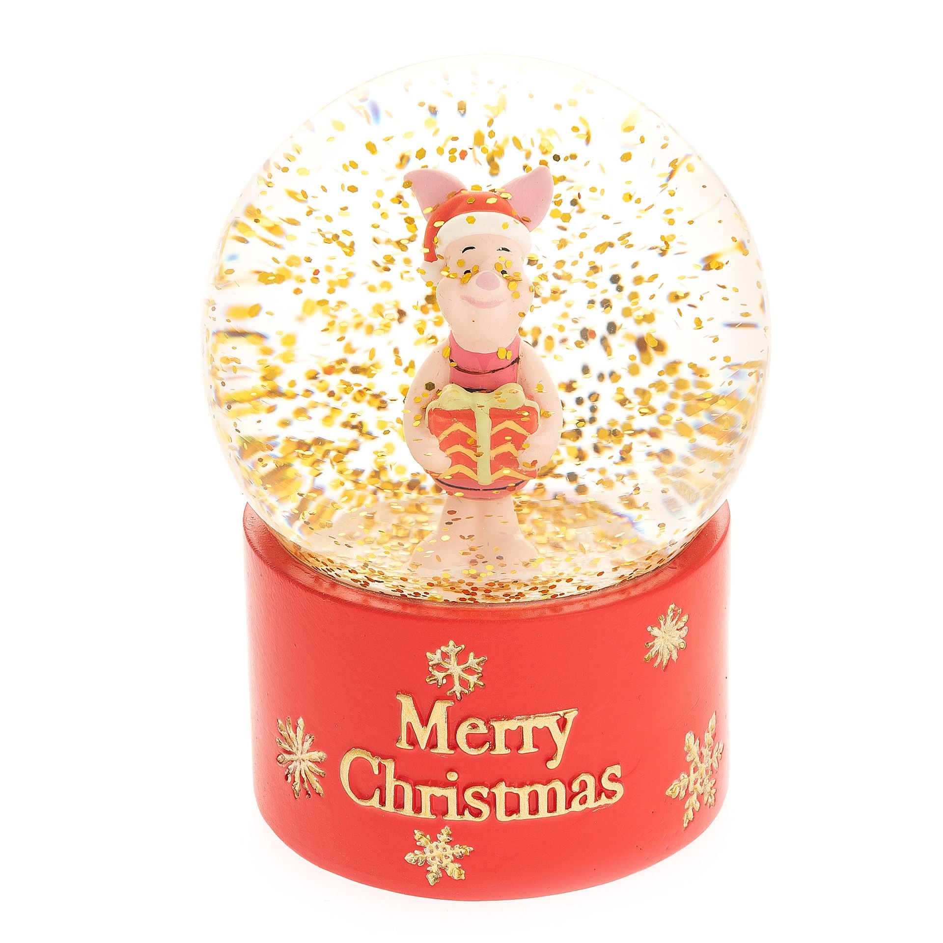 Piglet Snowglobe 10cm "Merry Christmas"