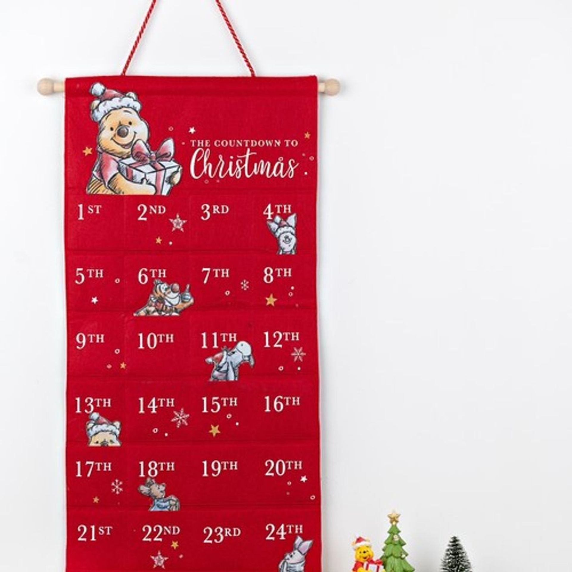 Disney Winnie Resin Christmas Count Down Calendar